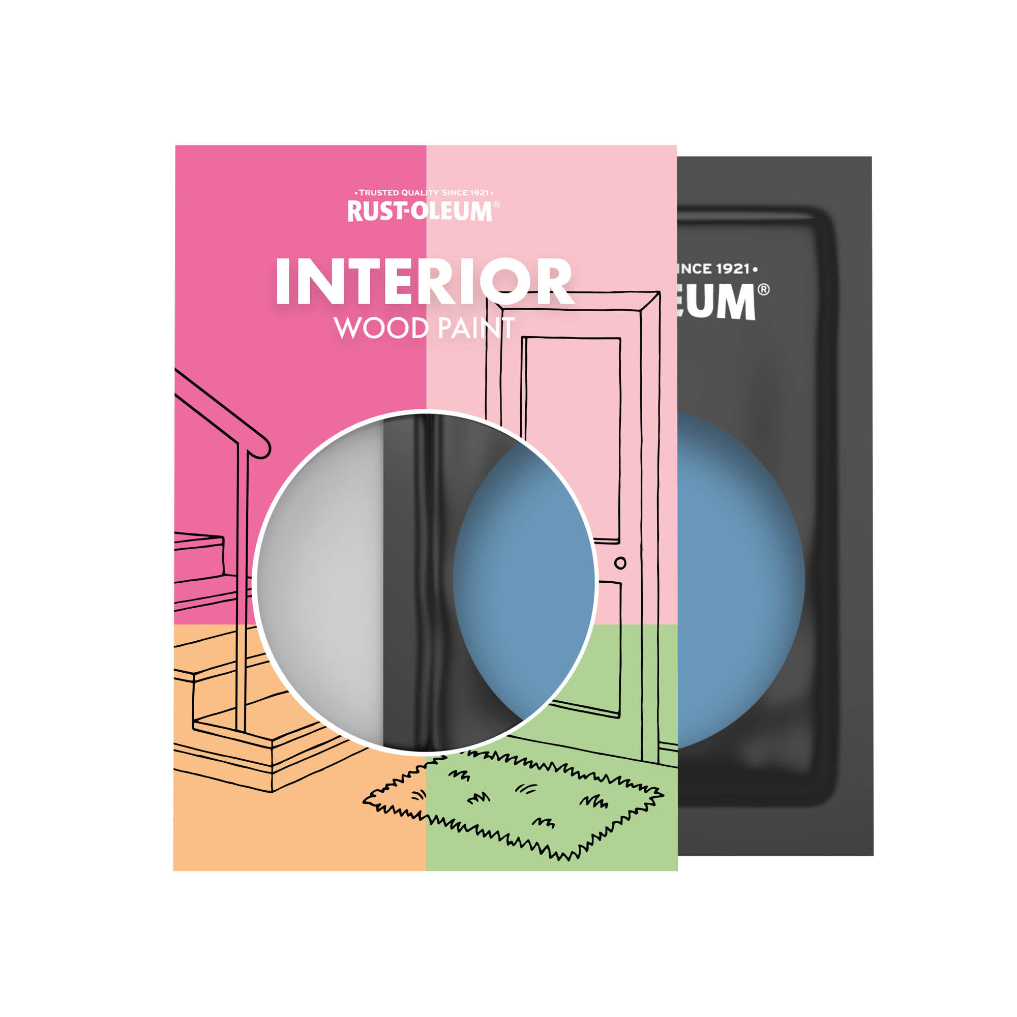 Interior Wood Paint, Gloss Finish - Cornflower Blue 10ml