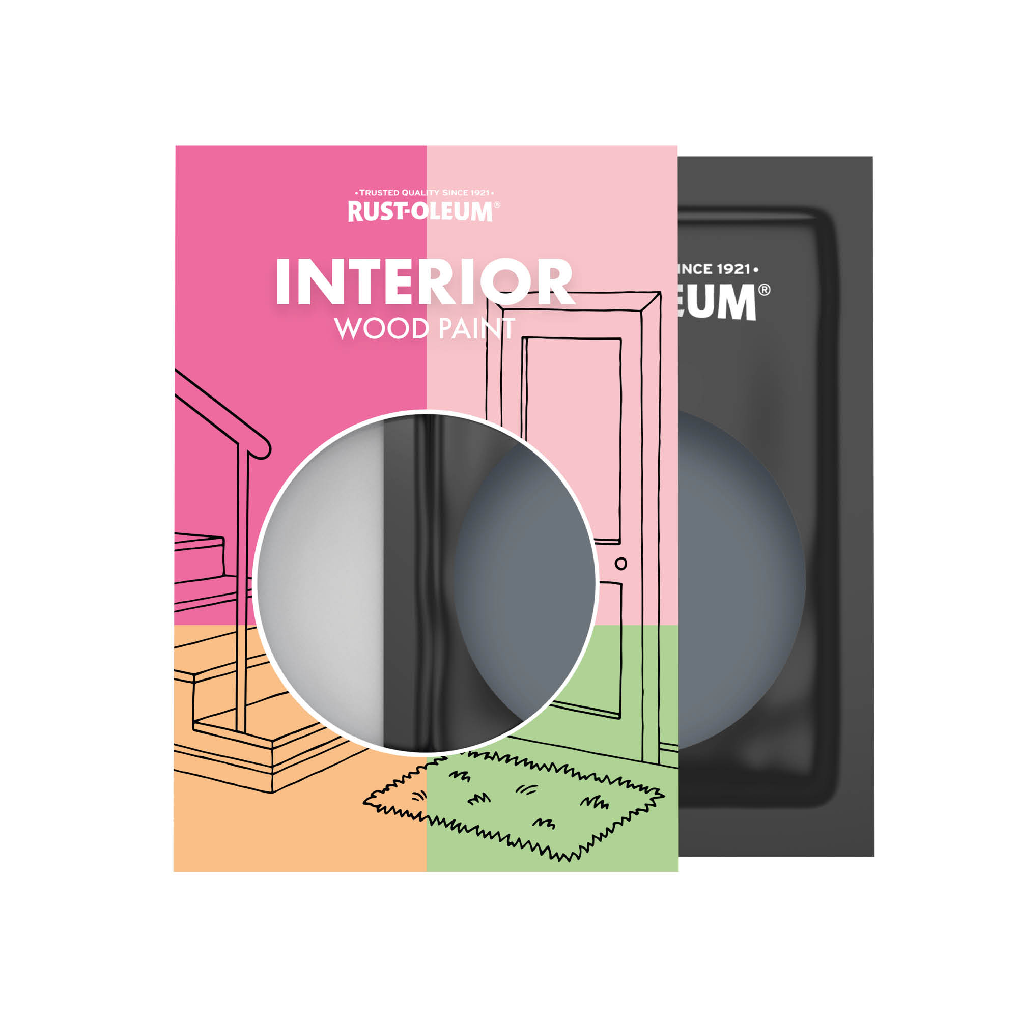 Interior Wood Paint, Gloss Finish - Marine Grey 10ml