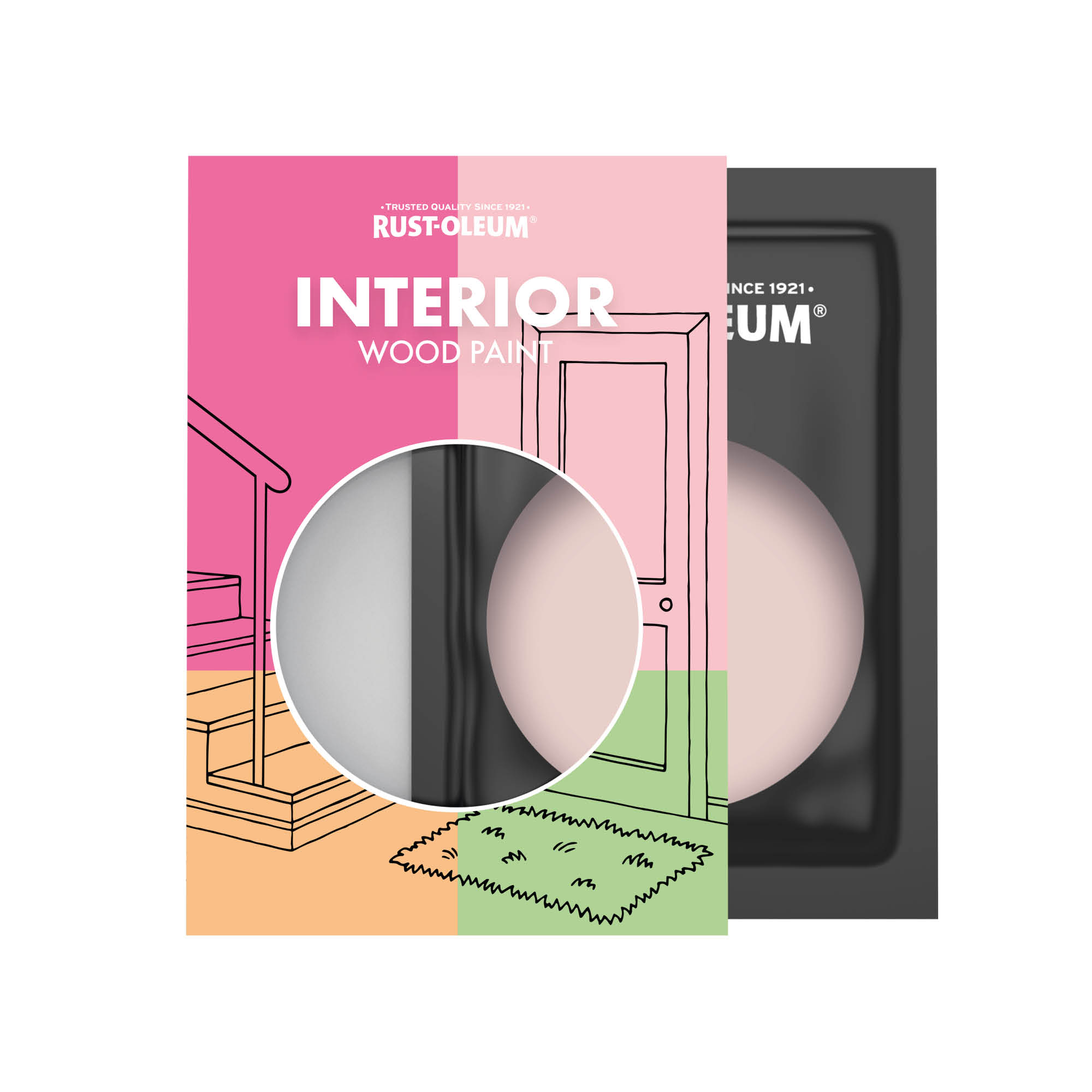 Interior Wood Paint, Gloss Finish - Pink Champagne 10ml