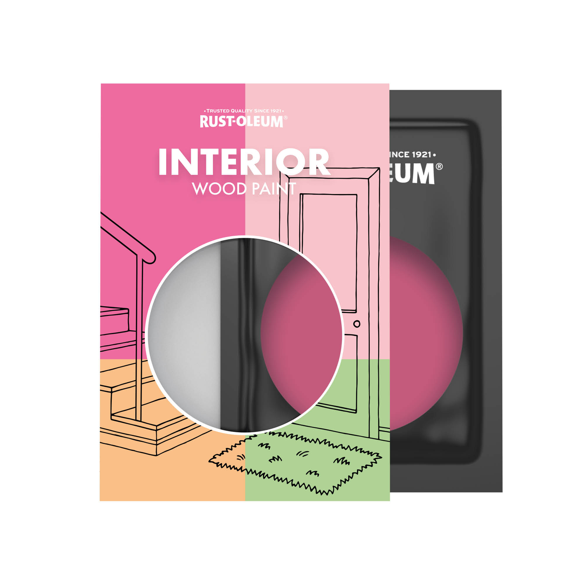 Interior Wood Paint, Gloss Finish - Raspberry Ripple 10ml