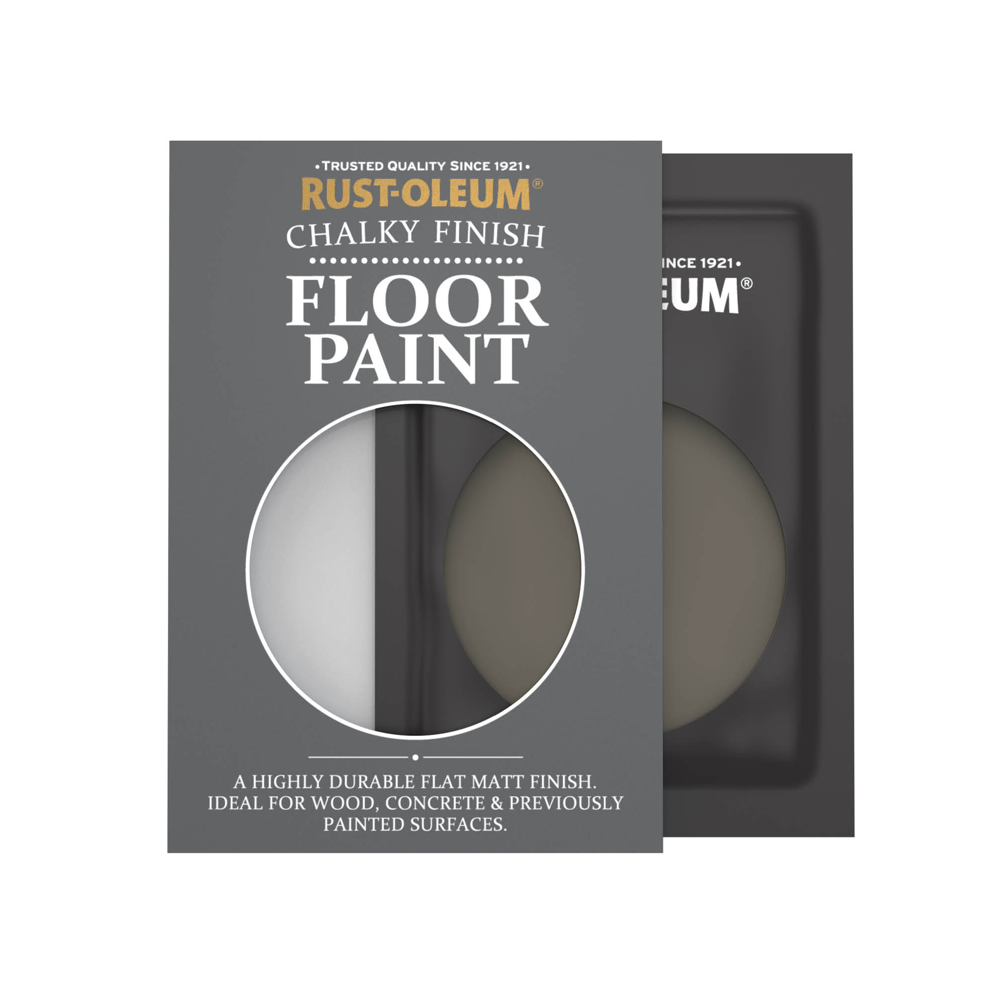 Floor Wood & Concrete Paint, Chalky Finish - Fallow 10ml