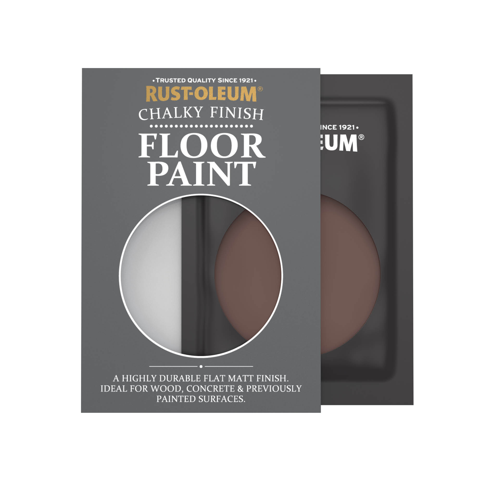Floor Wood & Concrete Paint, Chalky Finish - Valentina 10ml