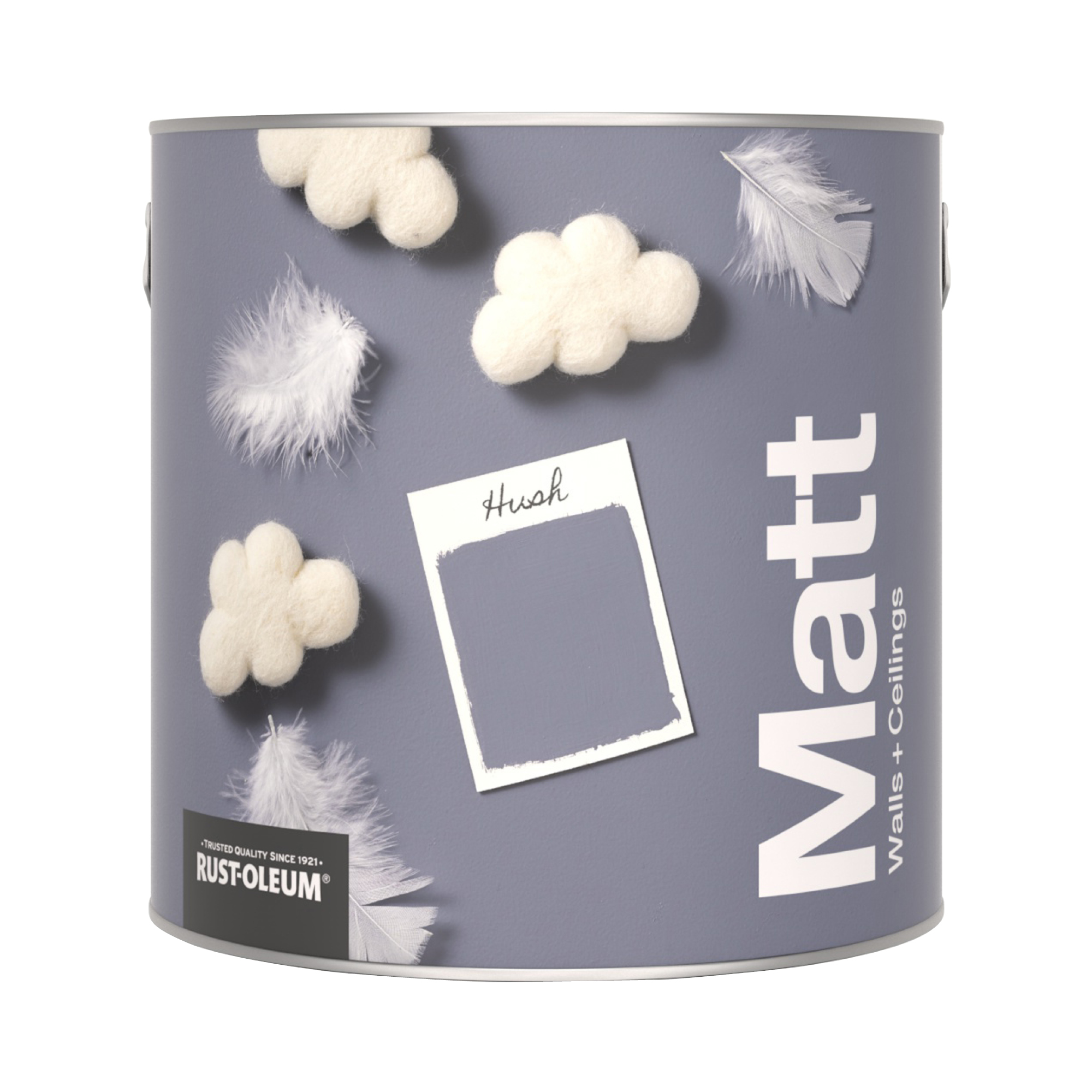 Washable Matt Wall Paint - Hush 2.5L