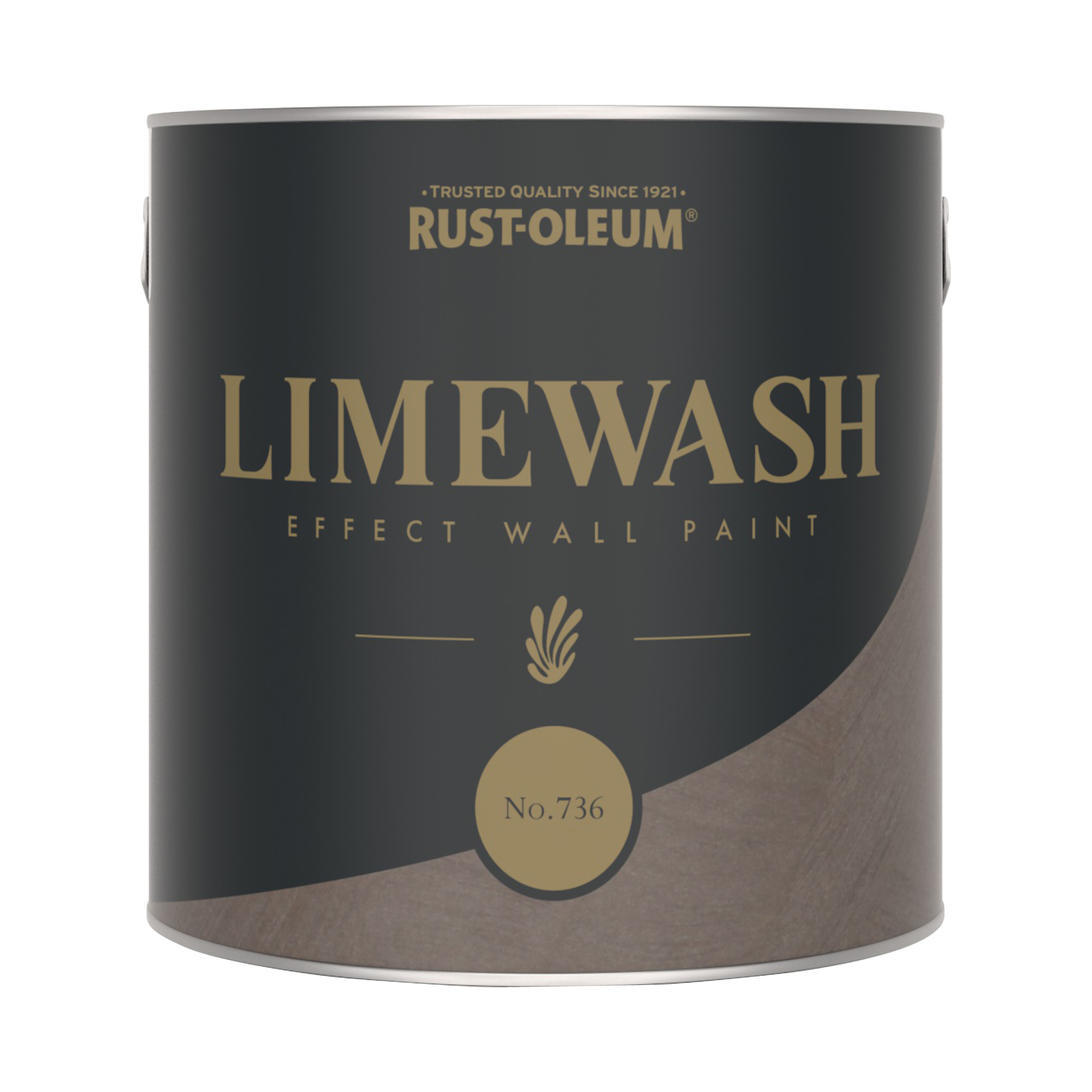Limewash Effect Brown Wall Paint - No.736