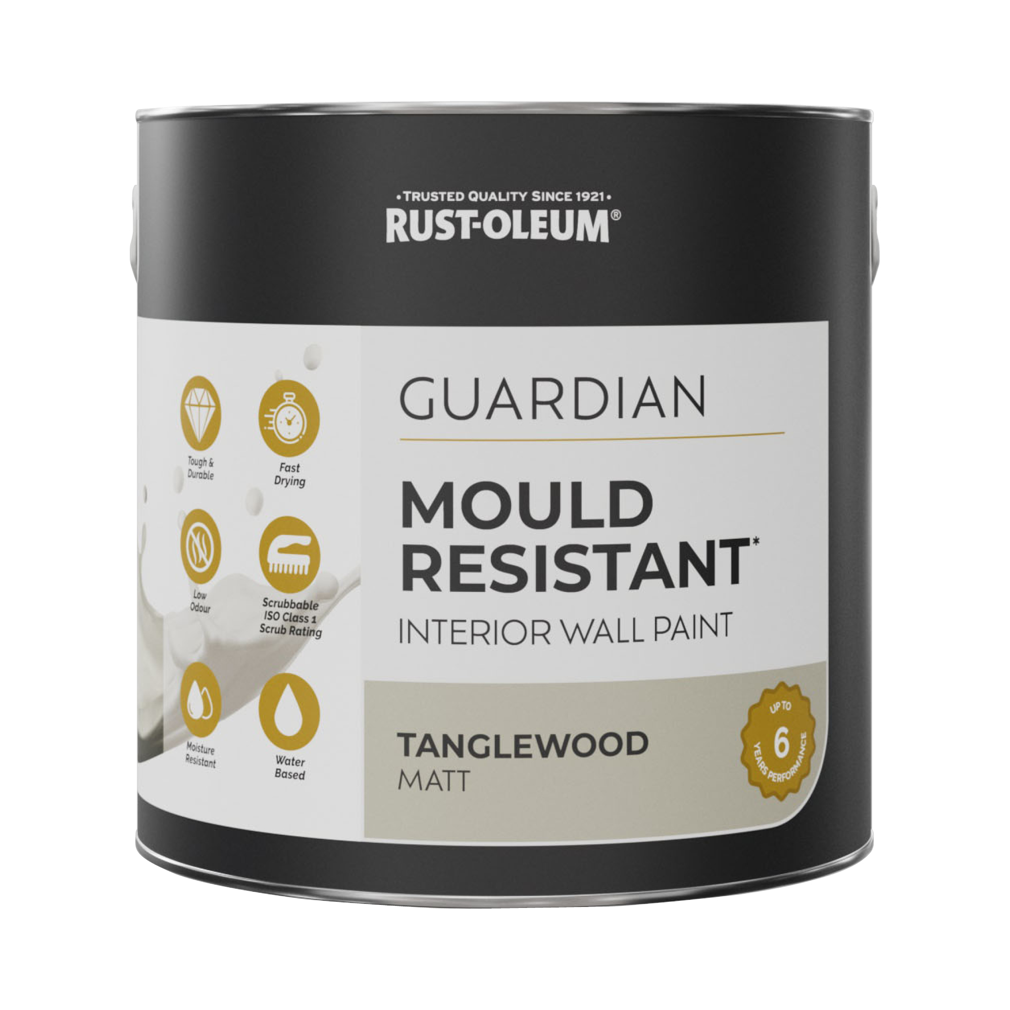 Guardian Mould Resistant Interior Wall Paint - TANGLEWOOD 2.5L