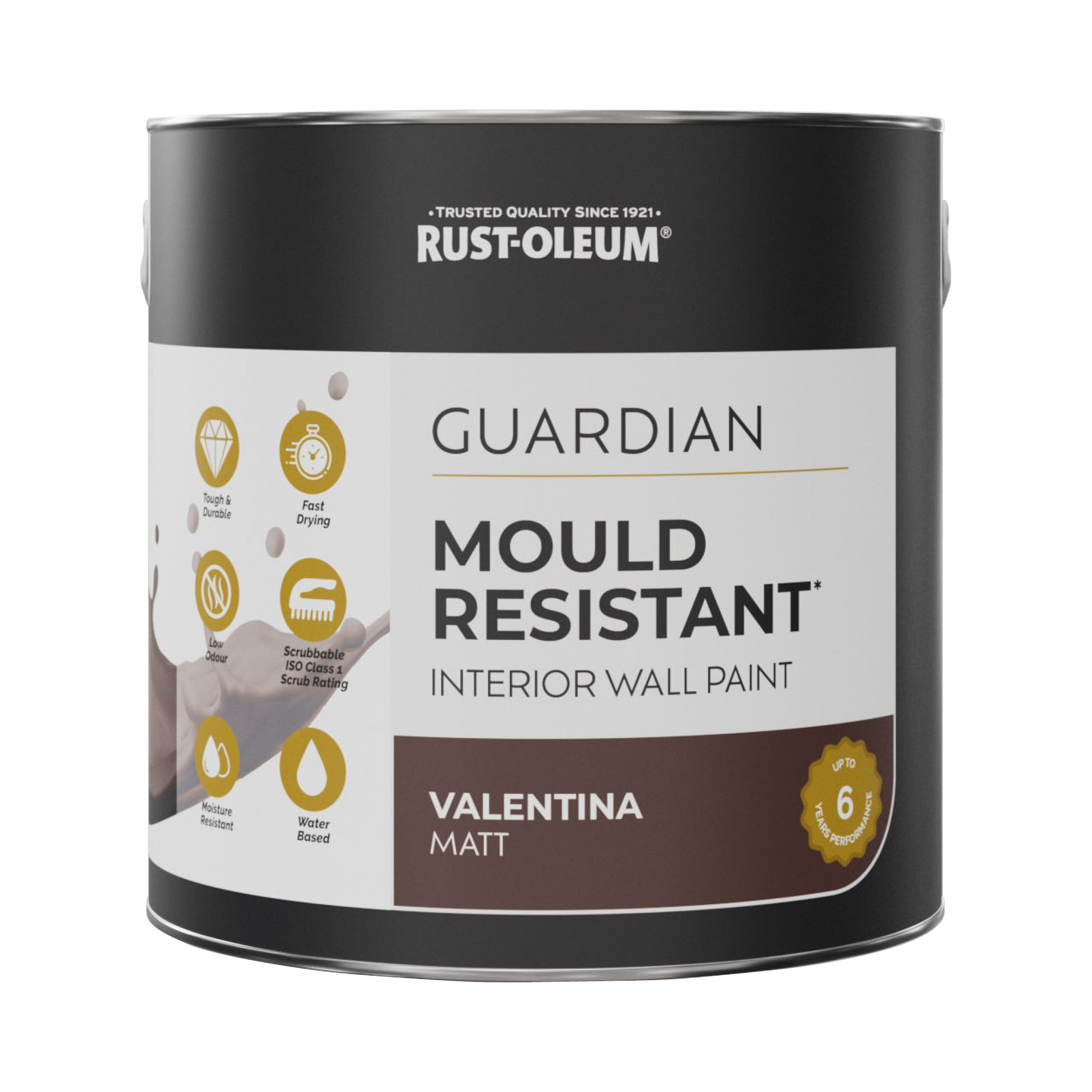 Guardian Mould Resistant Interior Wall Paint - VALENTINA 2.5L