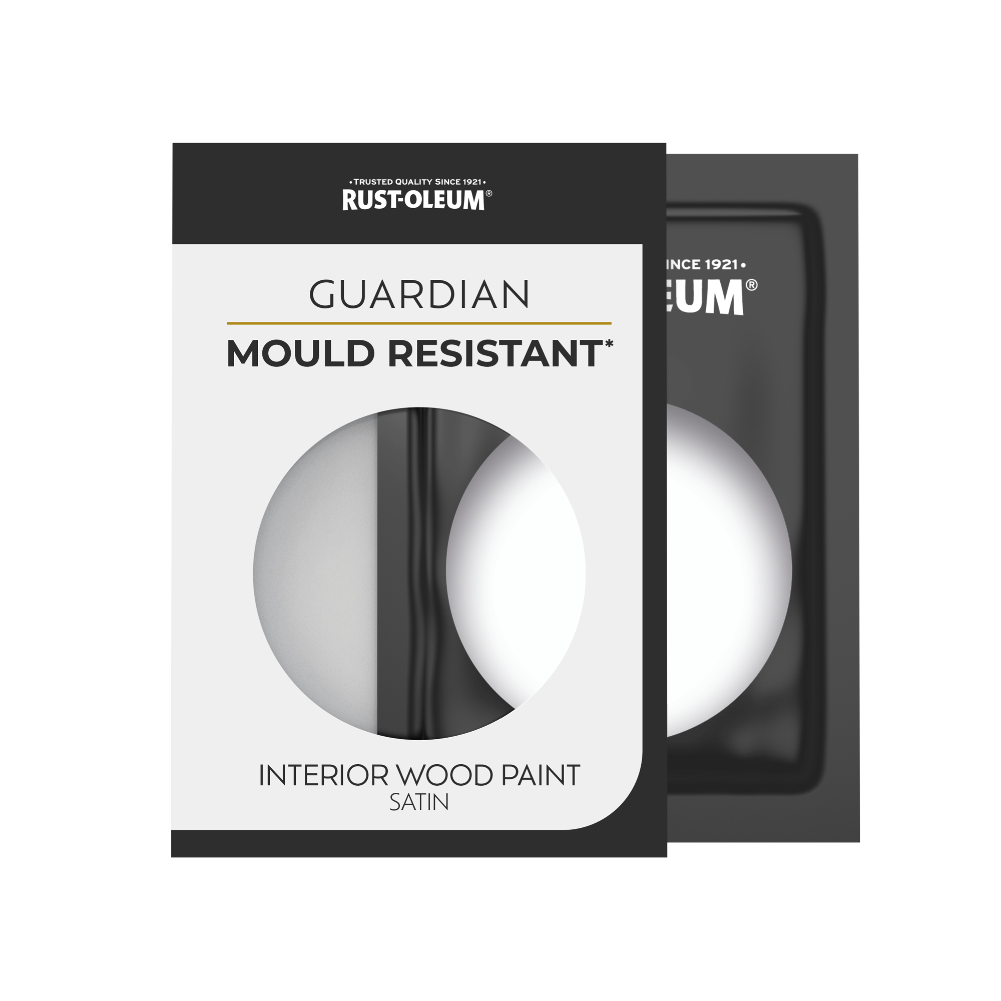 Guardian Mould Resistant Interior Wood Paint, Satin Finish - Cotton (White) 10ml