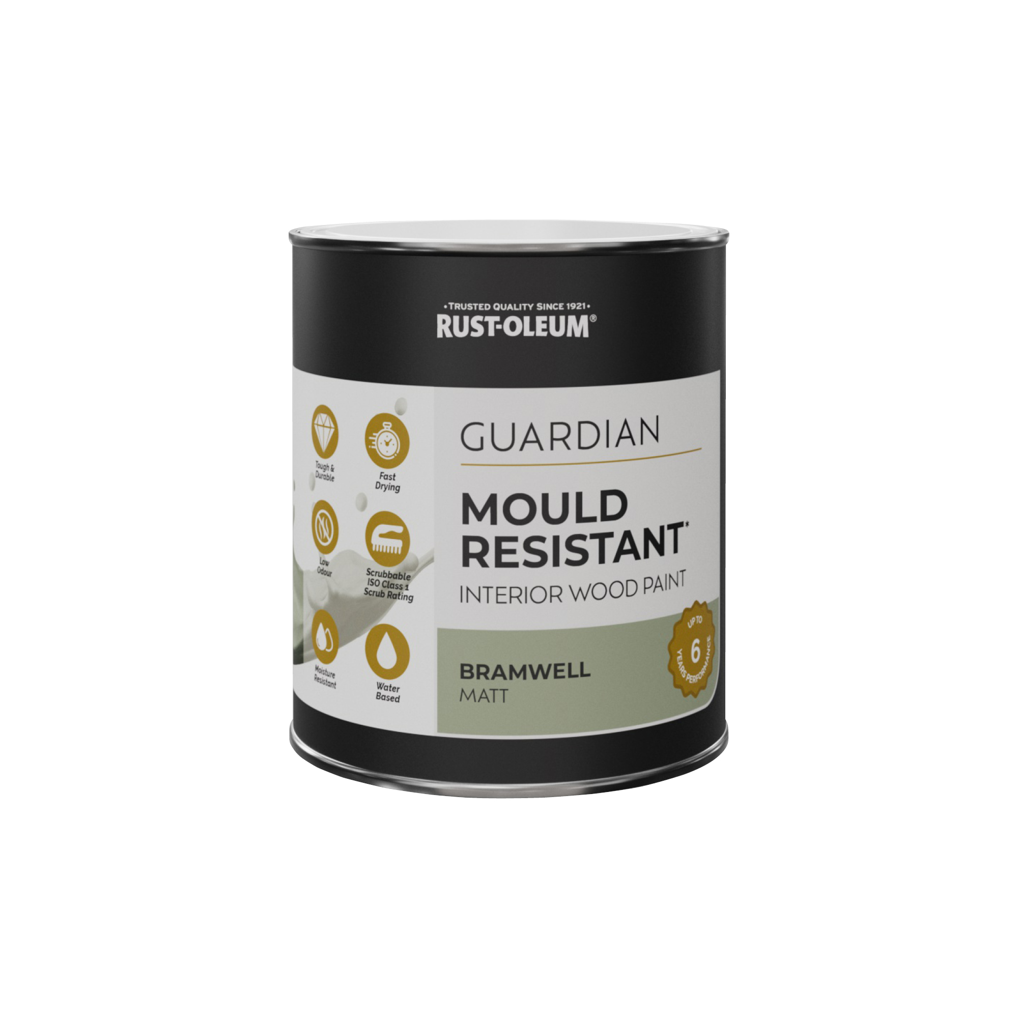 Guardian Mould Resistant Interior Wood Paint, Matt Finish - Bramwell 750ml