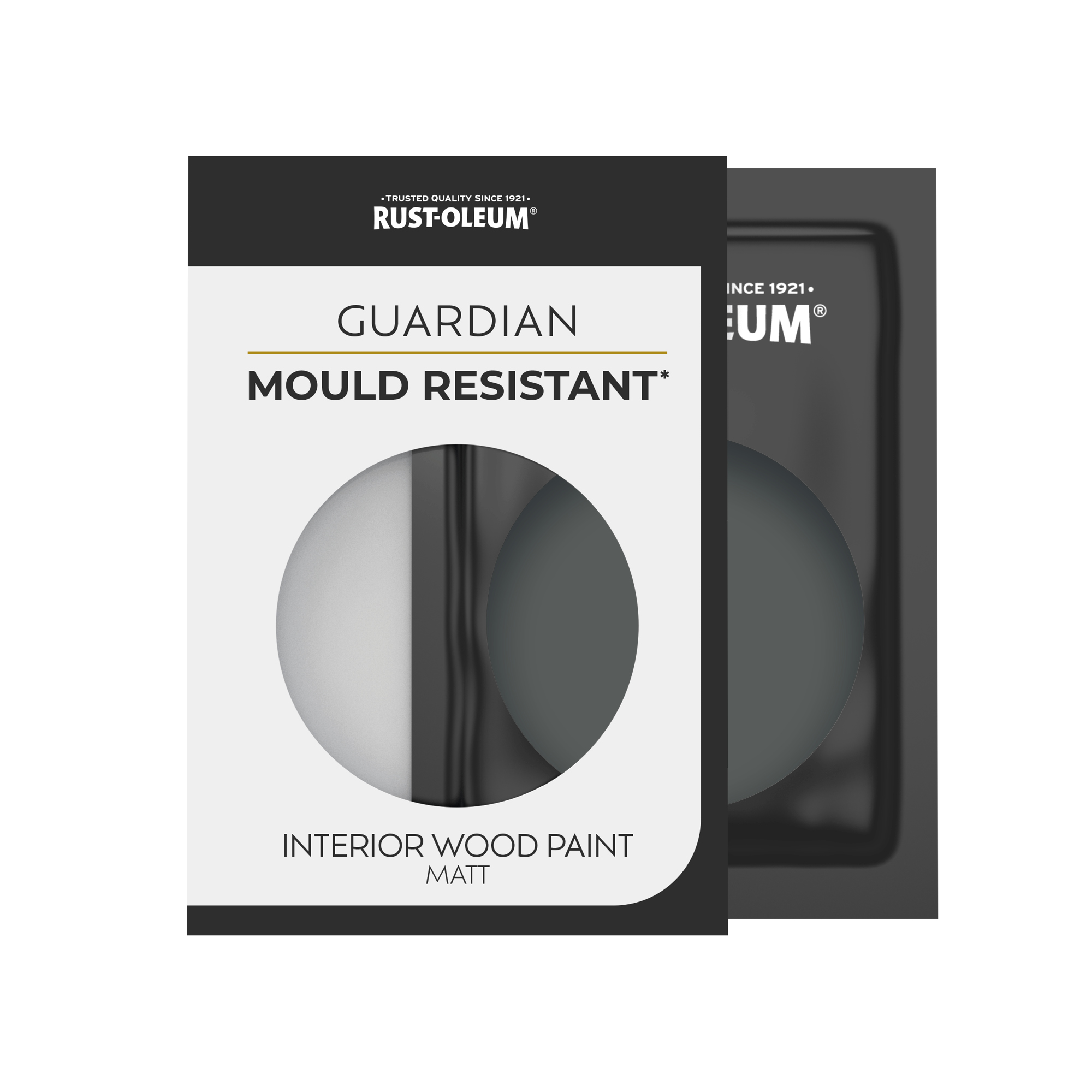 Guardian Mould Resistant Interior Wood Paint, Matt Finish - Graphite 10ml