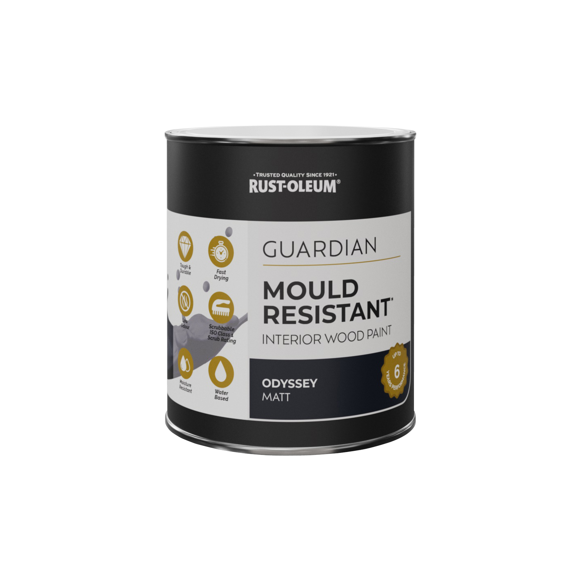Guardian Mould Resistant Interior Wood Paint, Matt Finish - Odyssey 750ml