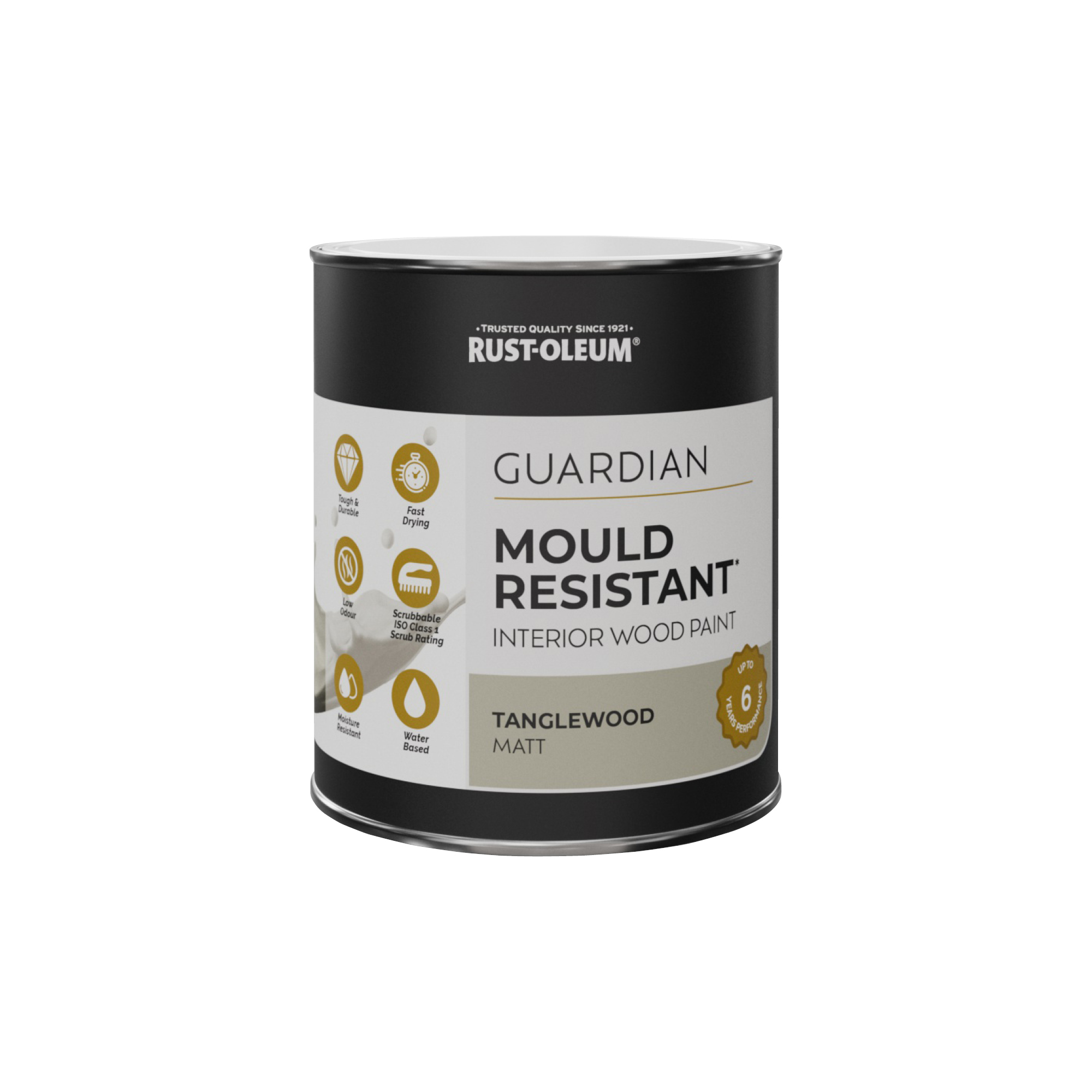 Guardian Mould Resistant Interior Wood Paint, Matt Finish - Tanglewood 750ml
