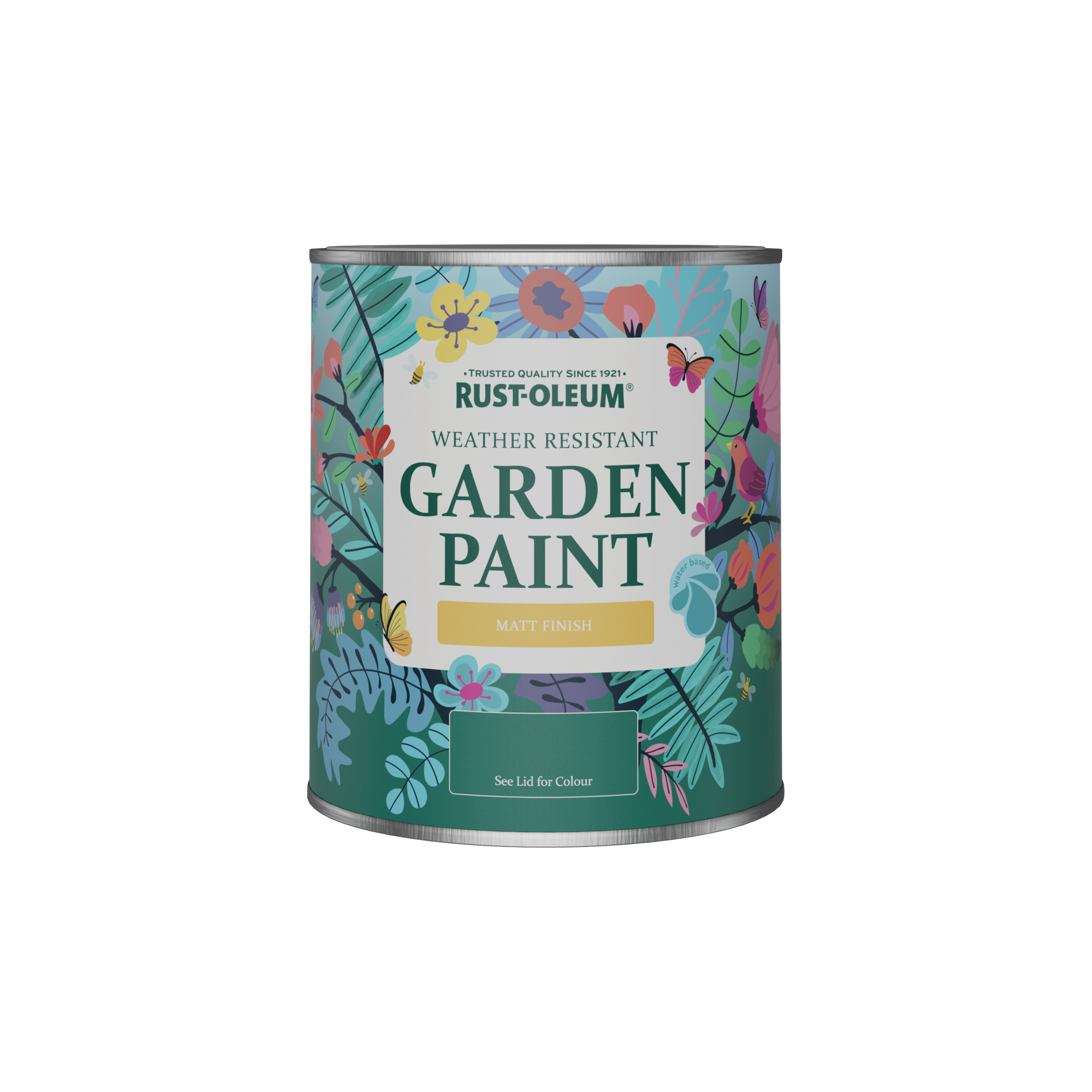 Garden Paint, Matt Finish - Faded Ember 750ml