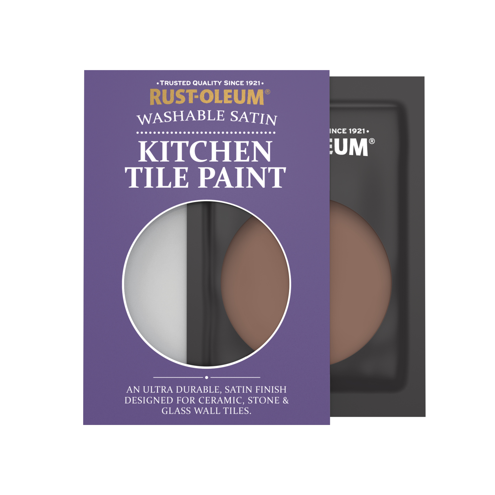 Kitchen Tile Paint, Satin Finish - Faded Ember 10ml
