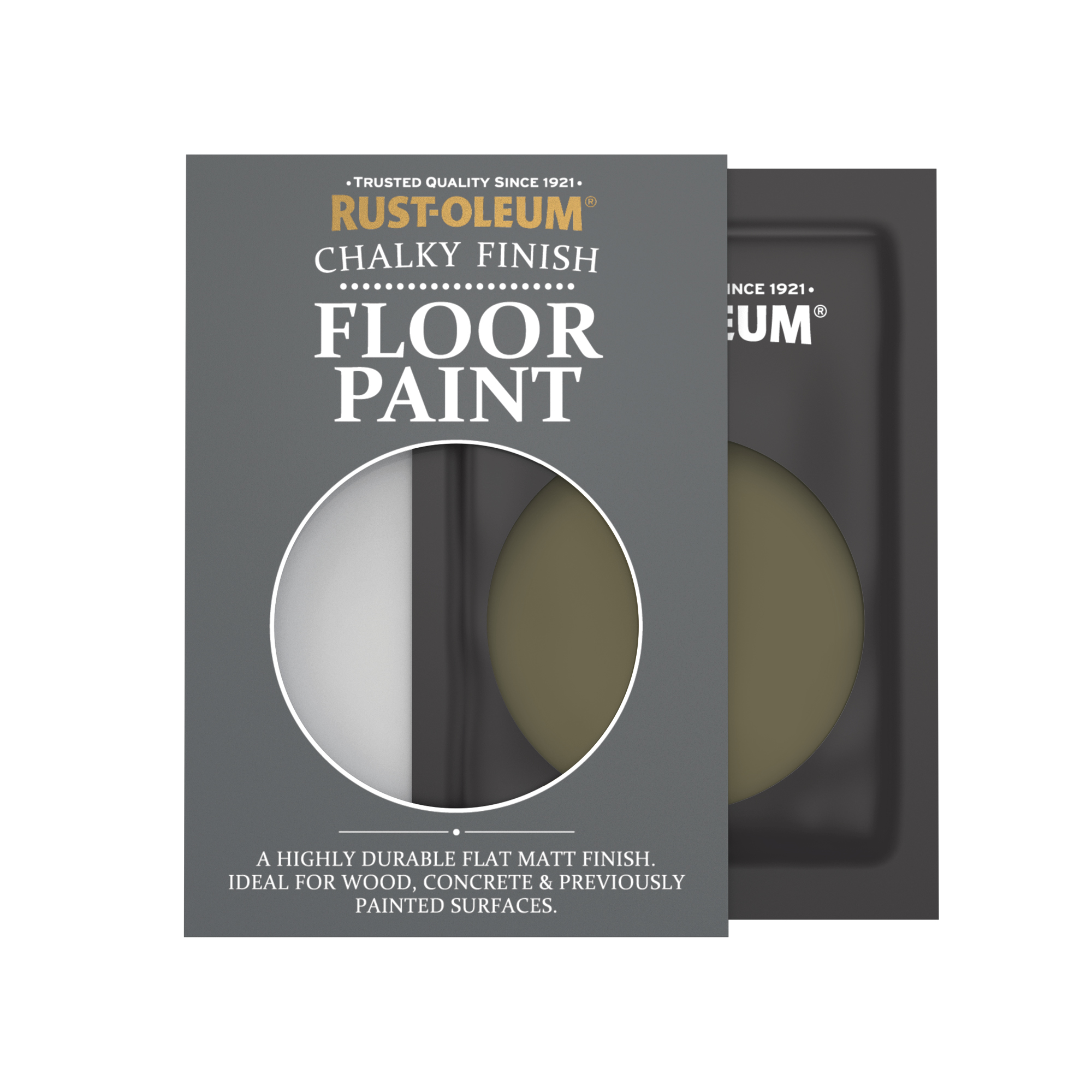 Floor Wood & Concrete Paint, Chalky Finish - Greencroft 10ml