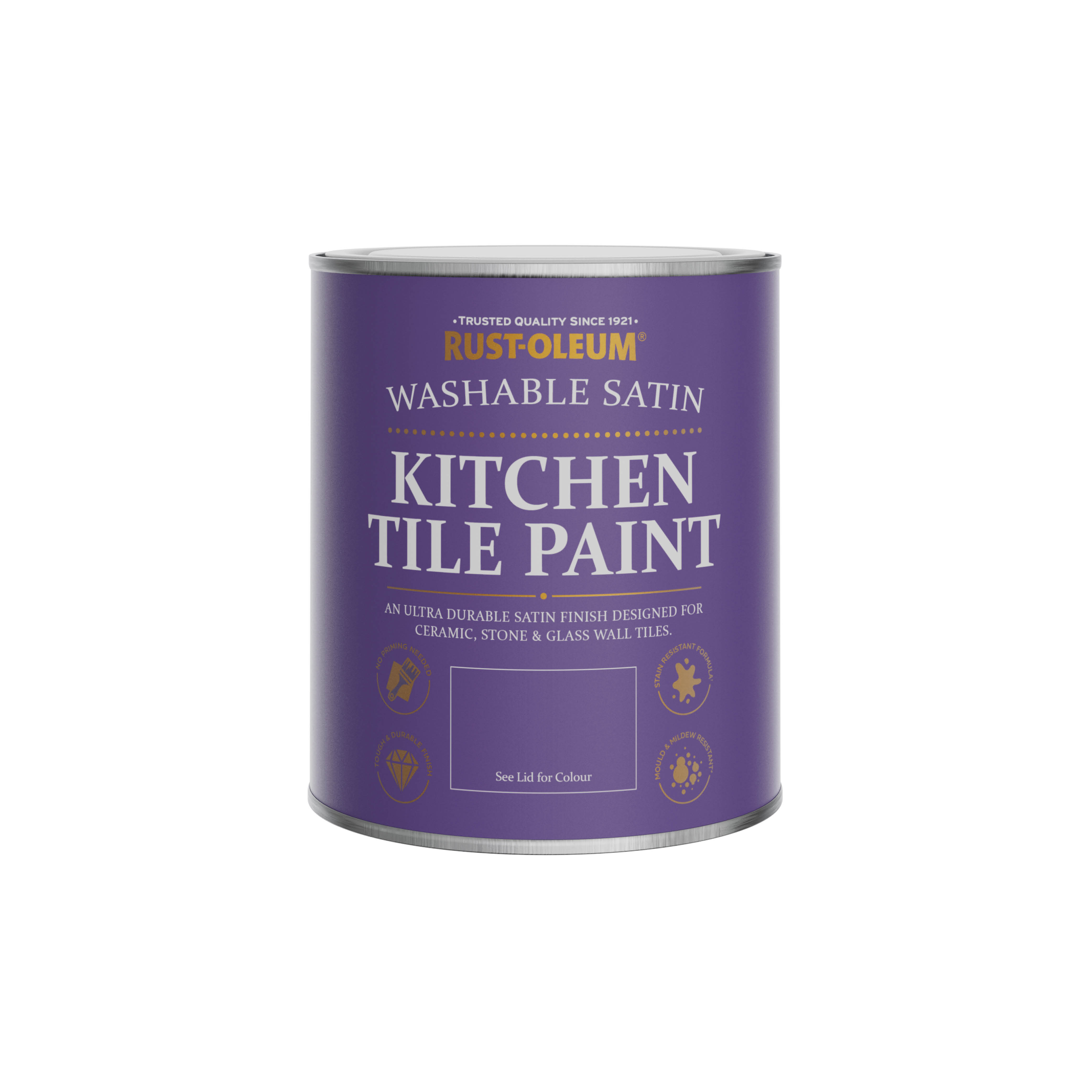 Kitchen Tile Paint, Satin Finish - Lockwood 750ml