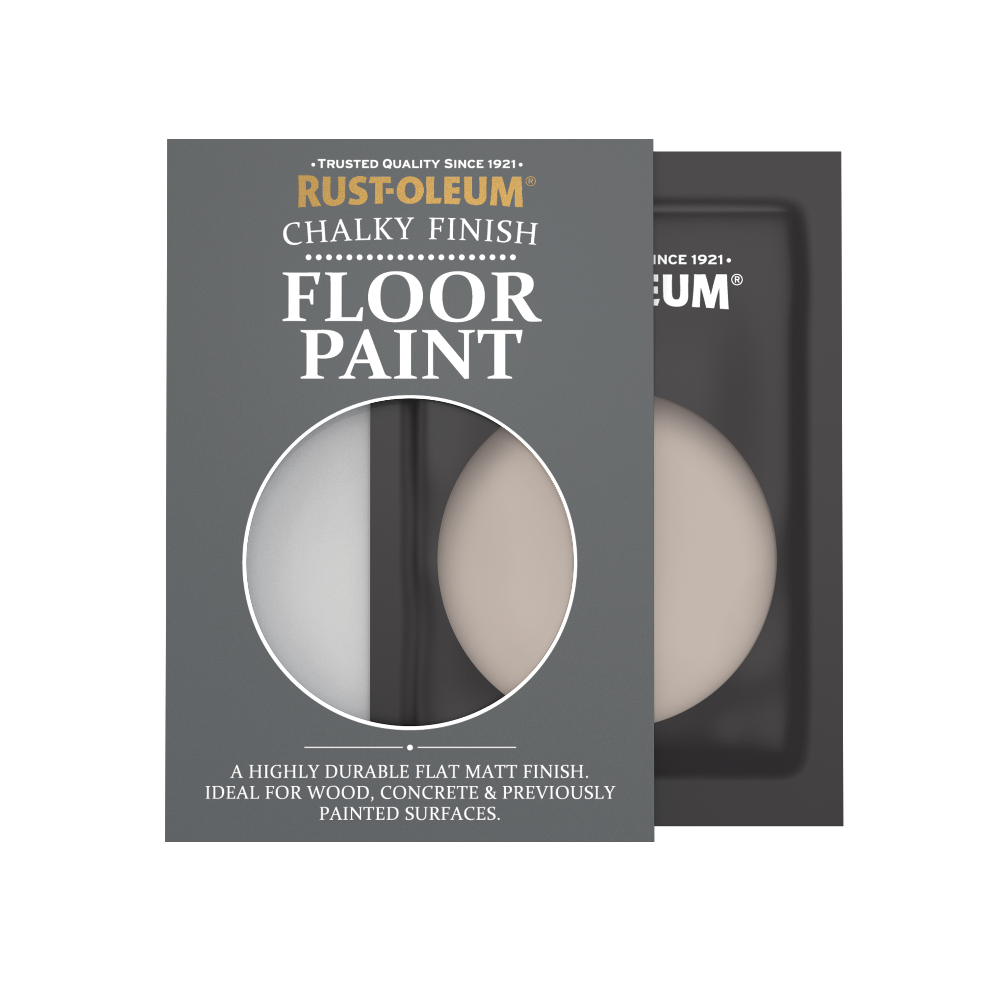 Floor Wood & Concrete Paint, Chalky Finish - Oatfield 10ml