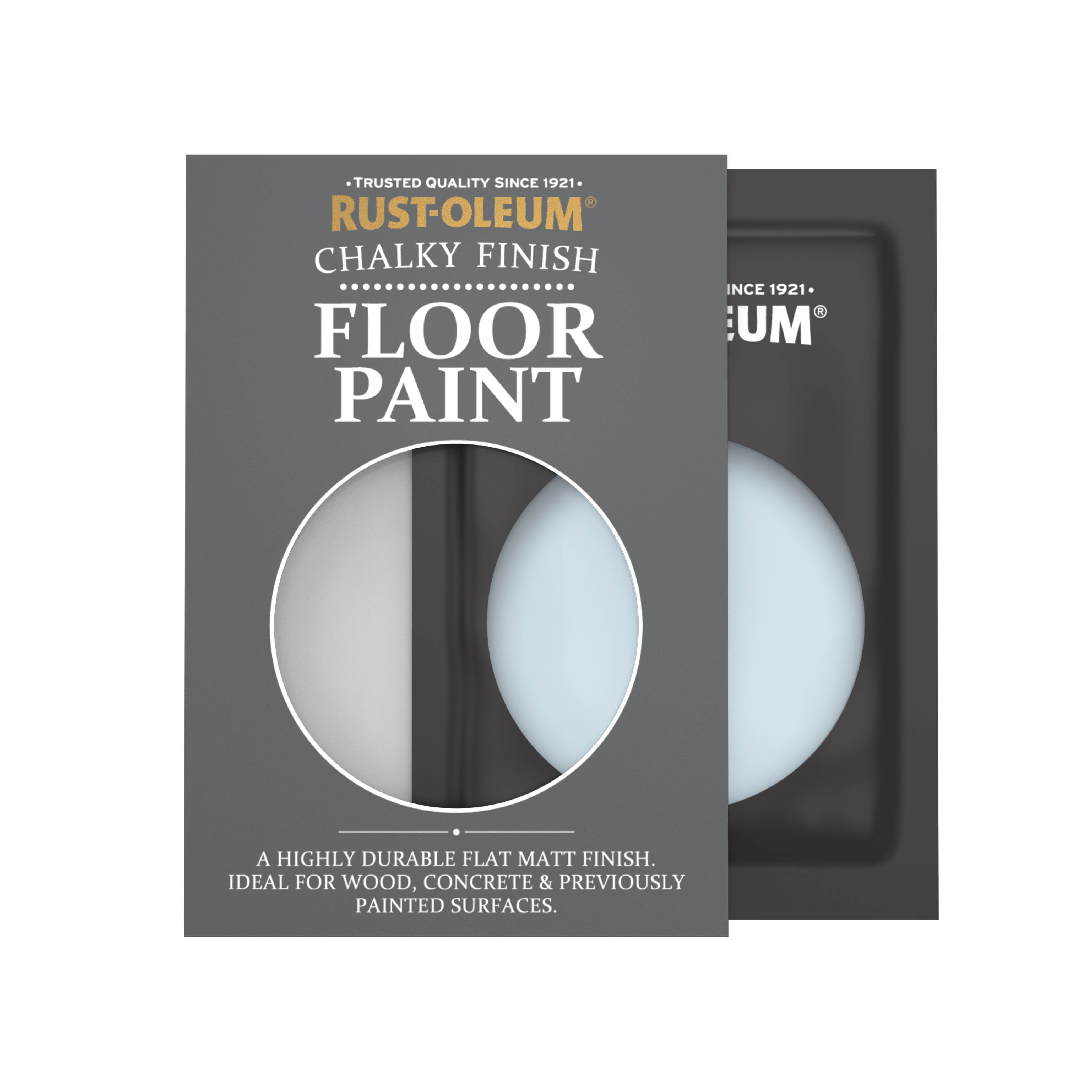 Floor Wood & Concrete Paint, Chalky Finish - BLUE SKY 10ml