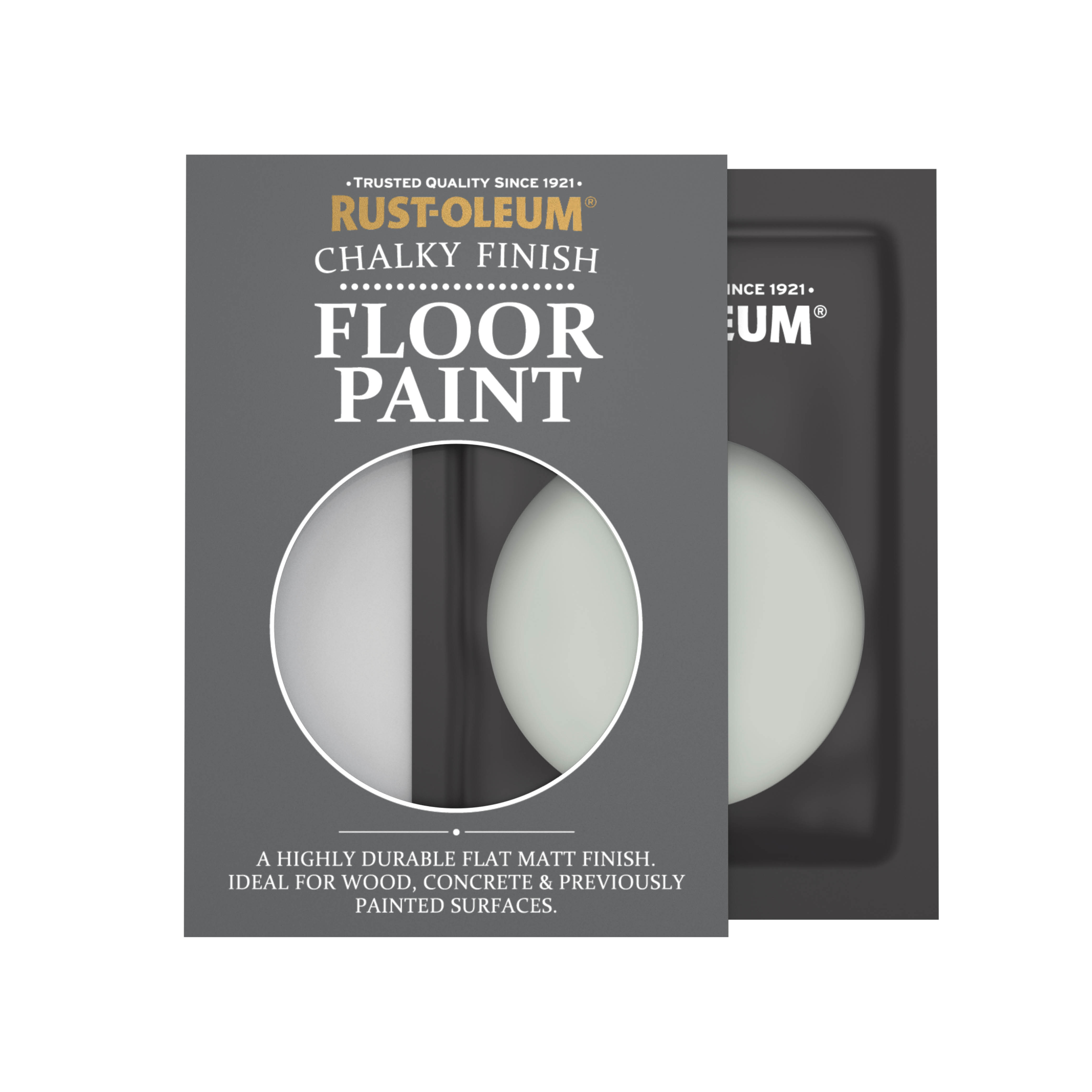 Floor Wood & Concrete Paint, Chalky Finish - CHALK GREEN 10ml
