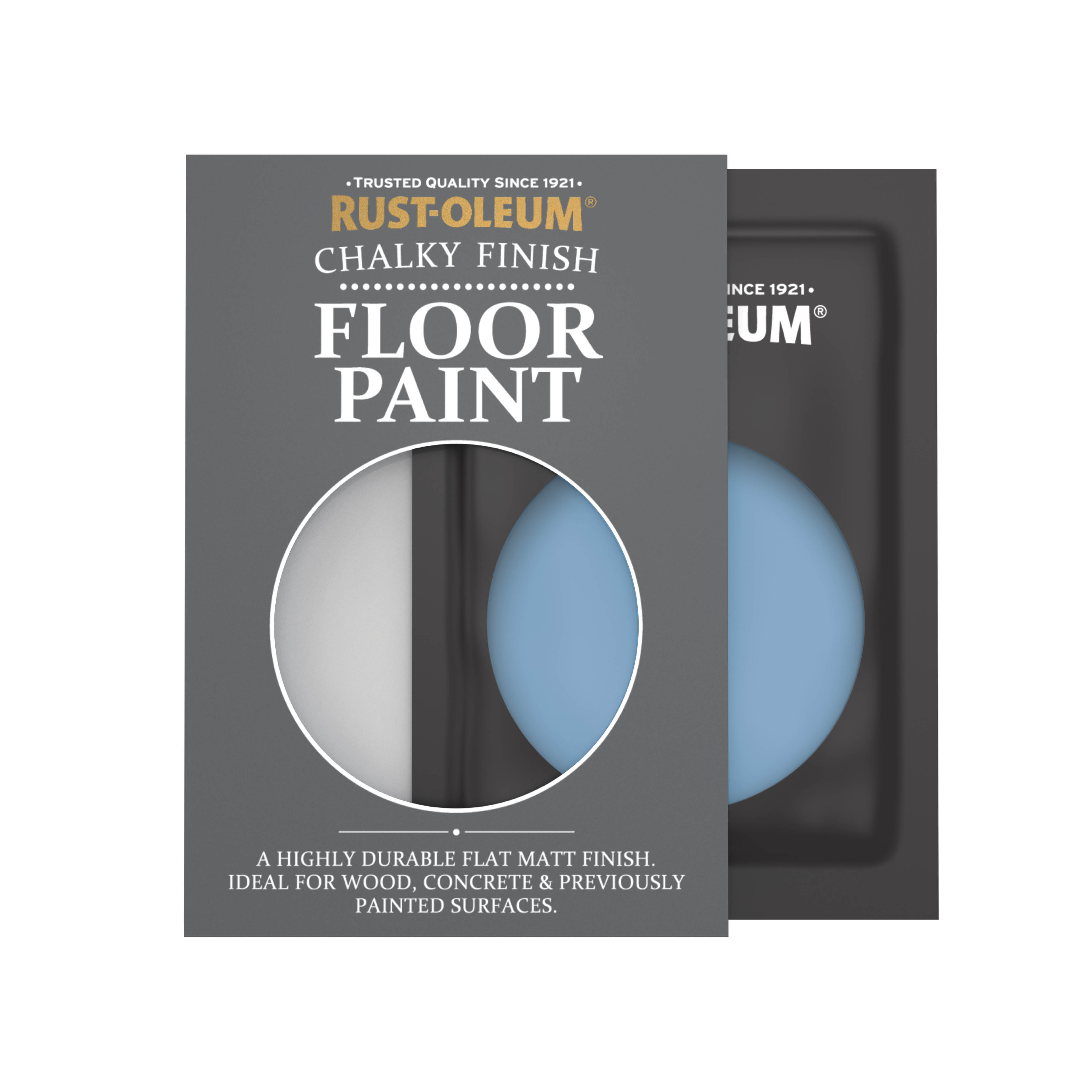 Floor Wood & Concrete Paint, Chalky Finish - CORNFLOWER BLUE 10ml
