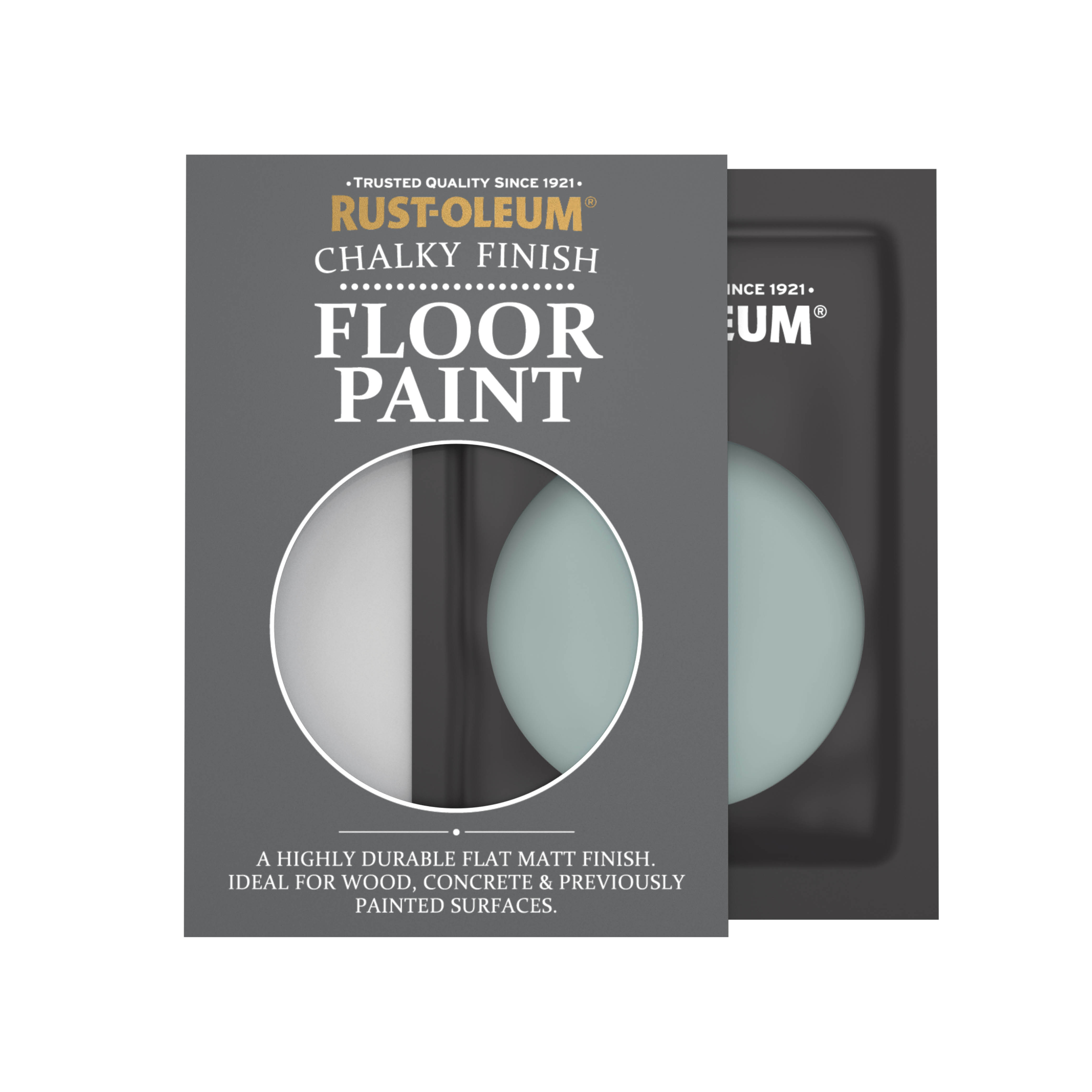 Floor Wood & Concrete Paint, Chalky Finish - GRESHAM BLUE 10ml