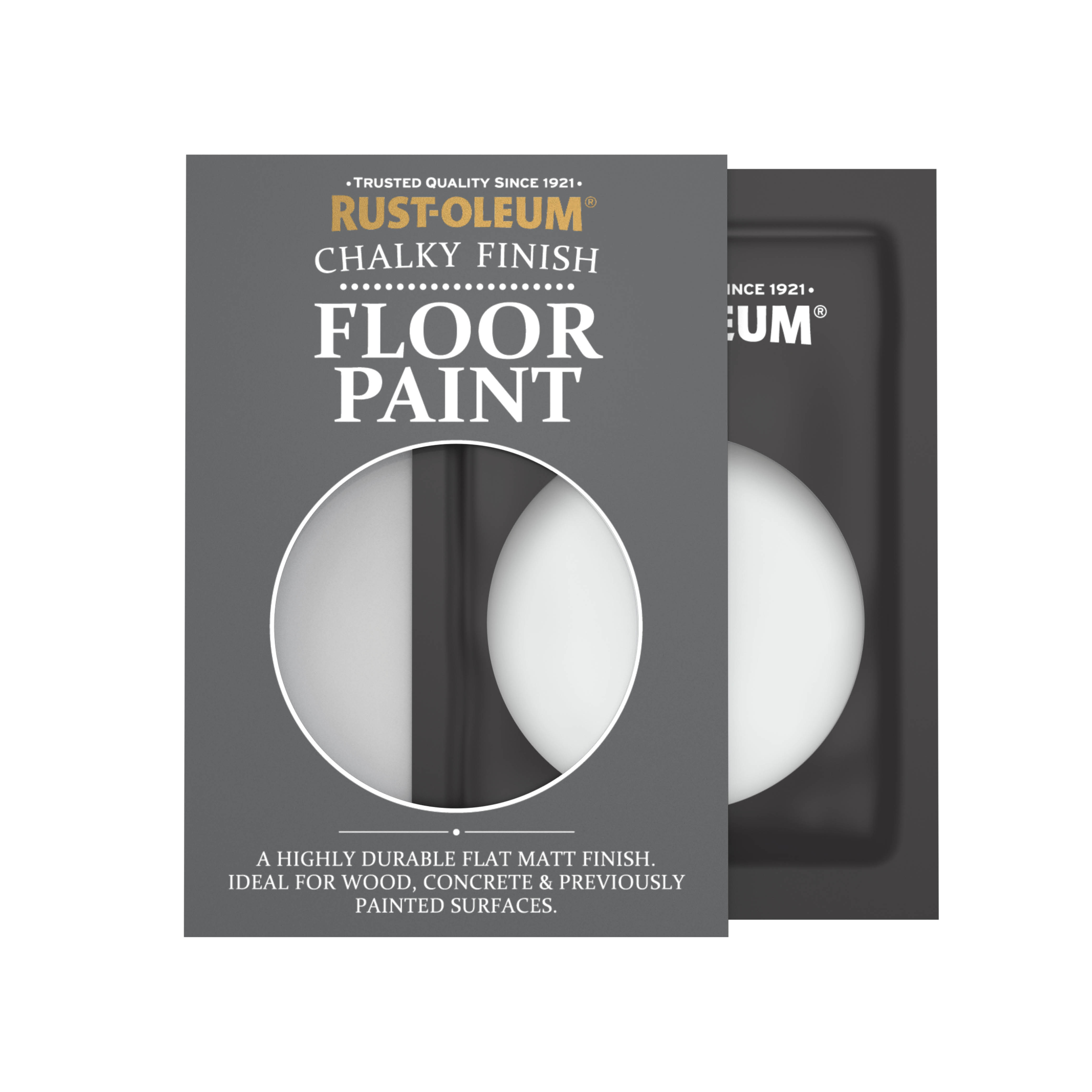 Floor Wood & Concrete Paint, Chalky Finish - MONACO MIST 10ml