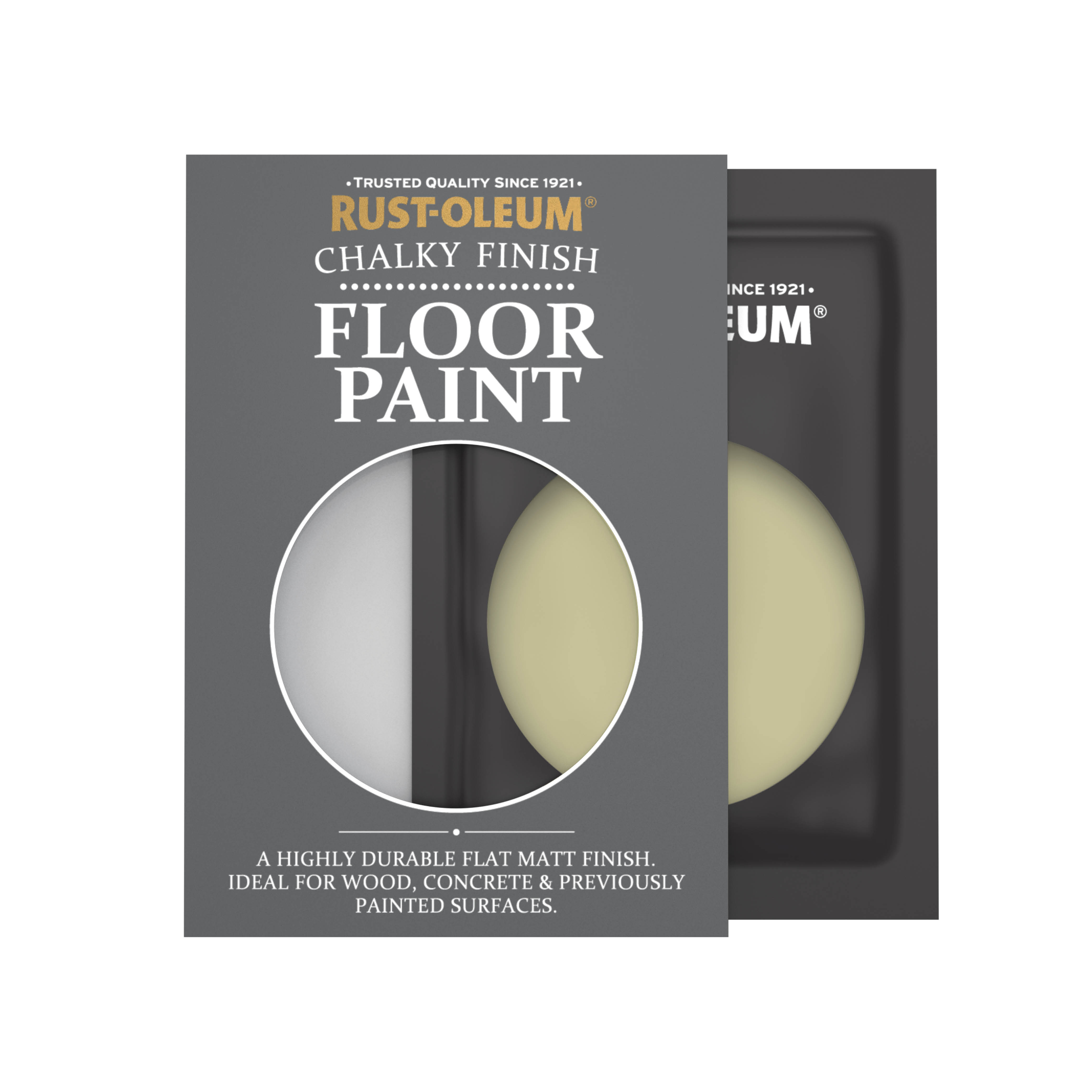 Floor Wood & Concrete Paint, Chalky Finish - SAGE GREEN 10ml
