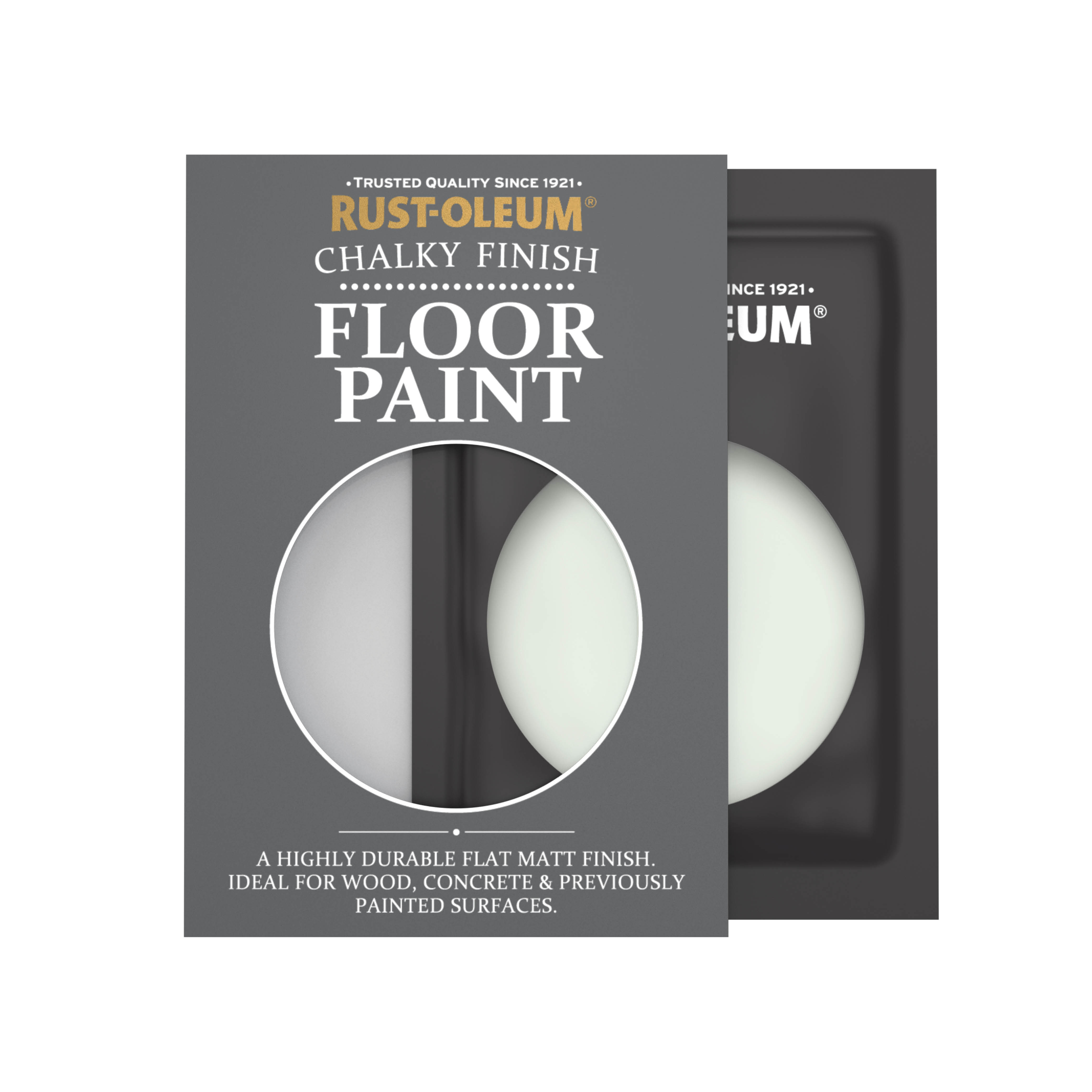 Floor Wood & Concrete Paint, Chalky Finish - SAGE MIST 10ml