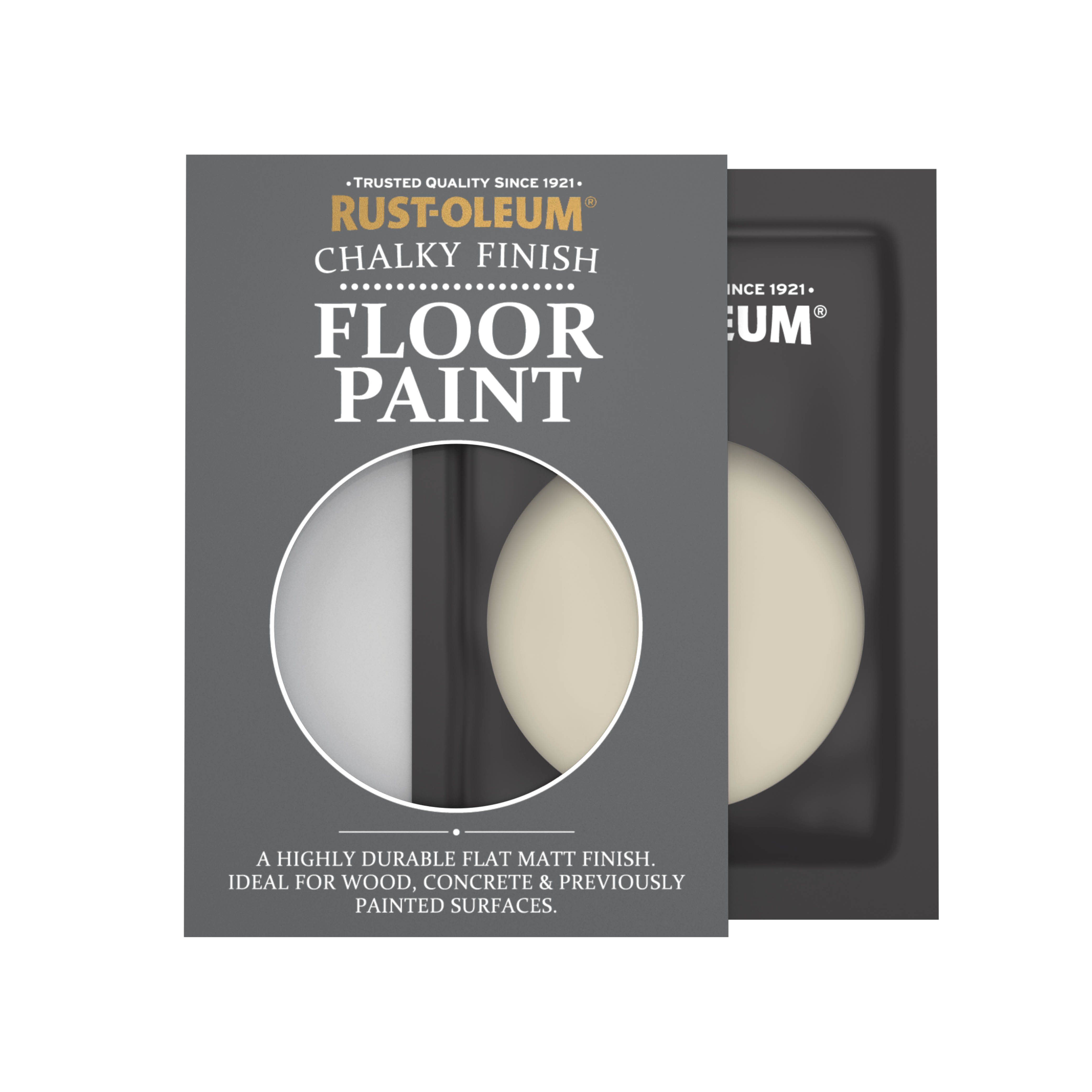 Floor Wood & Concrete Paint, Chalky Finish - SILVER SAGE 10ml