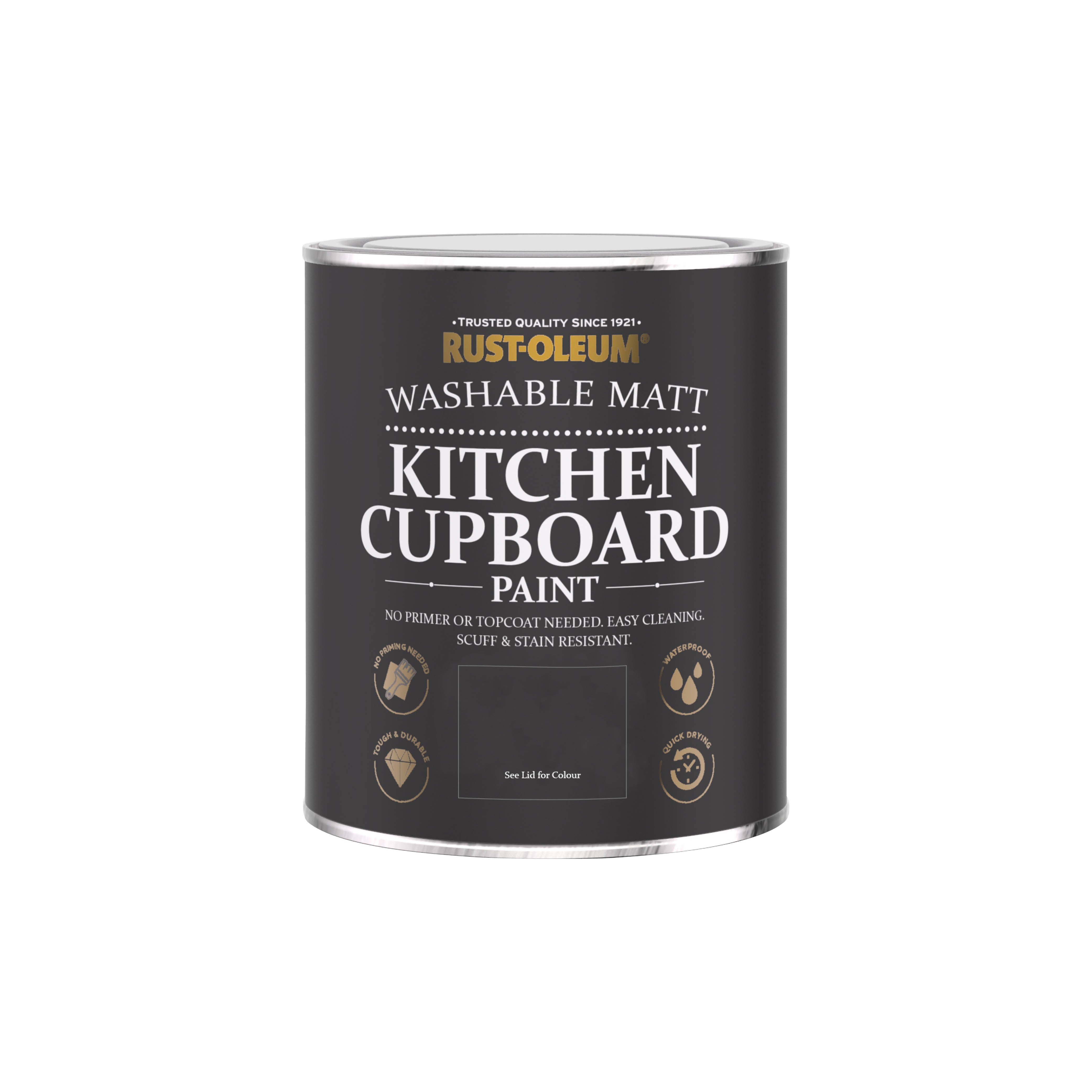 Rust-Oleum Blue Matt Finish Kitchen Cupboard Paint - Cerulean 750ml