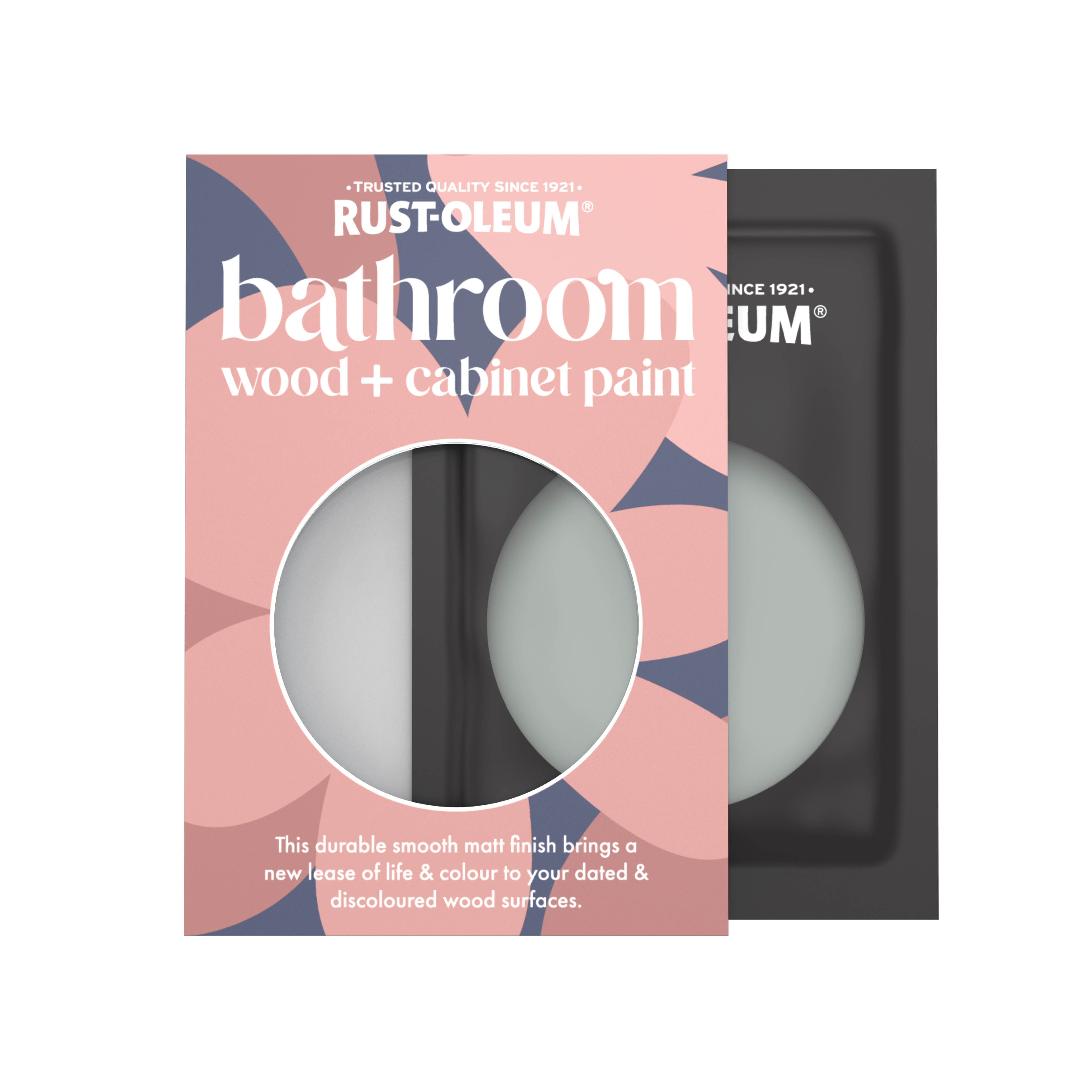 Bathroom Wood & Cabinet Paint, Matt Finish - PITCH GREY 10ml