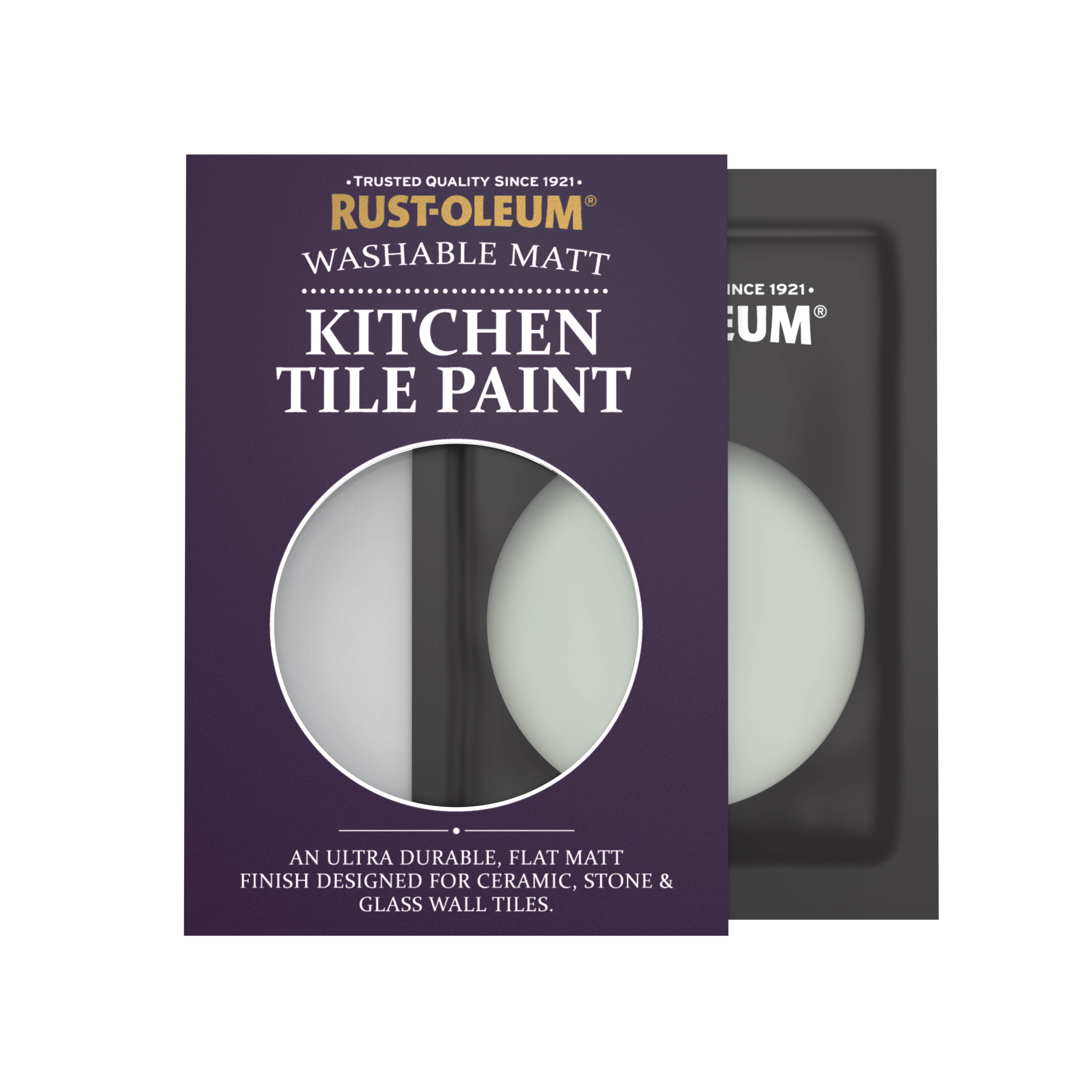 Kitchen Tile Paint, Matt Finish - CHALK GREEN 10ml