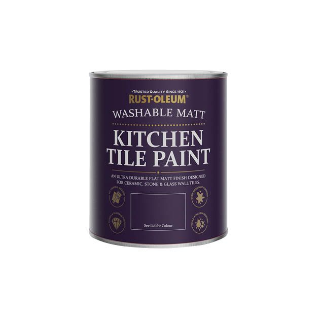 Kitchen Tile Paint, Matt Finish - FIRE BRICK 750ml