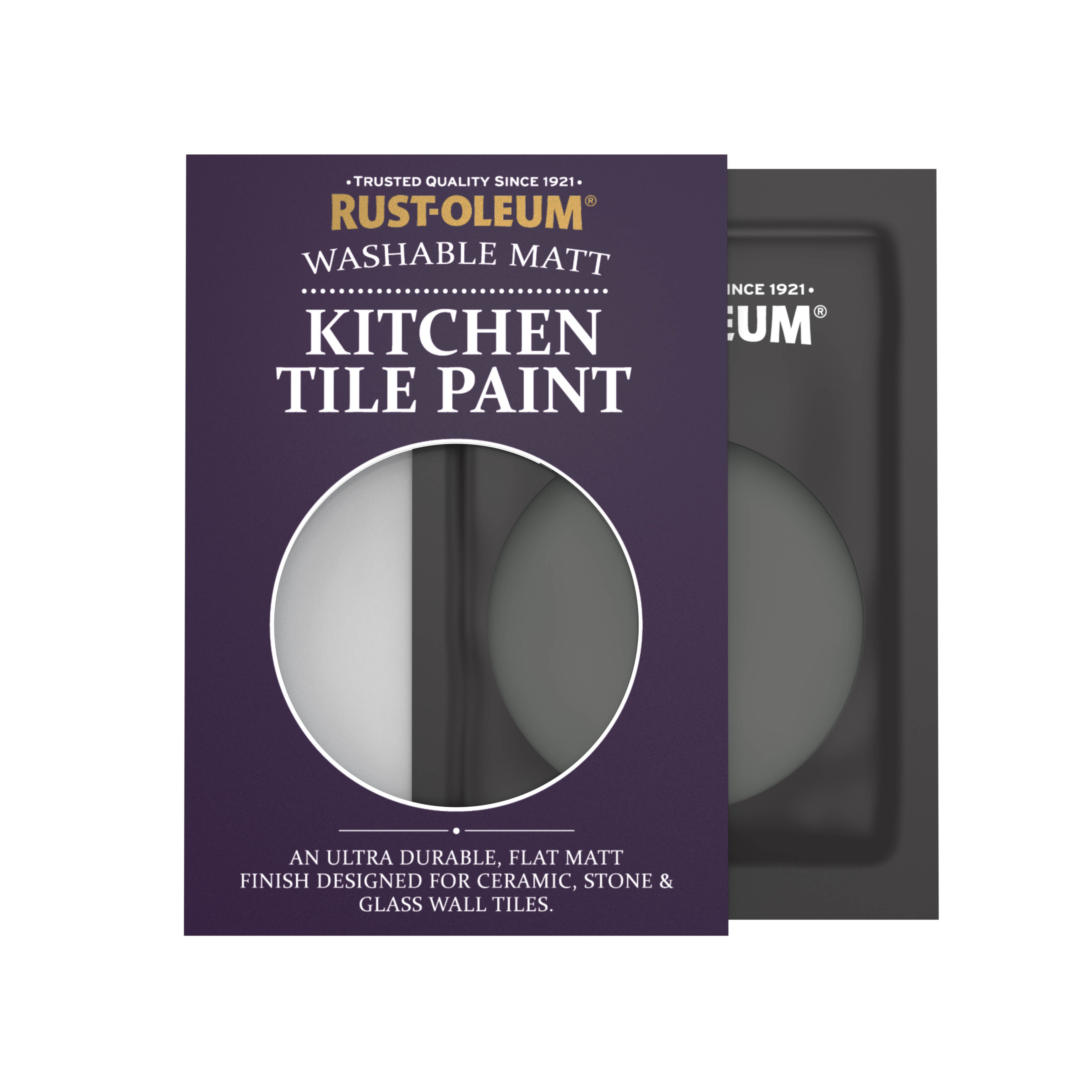 Kitchen Tile Paint, Matt Finish - GRAPHITE 10ml