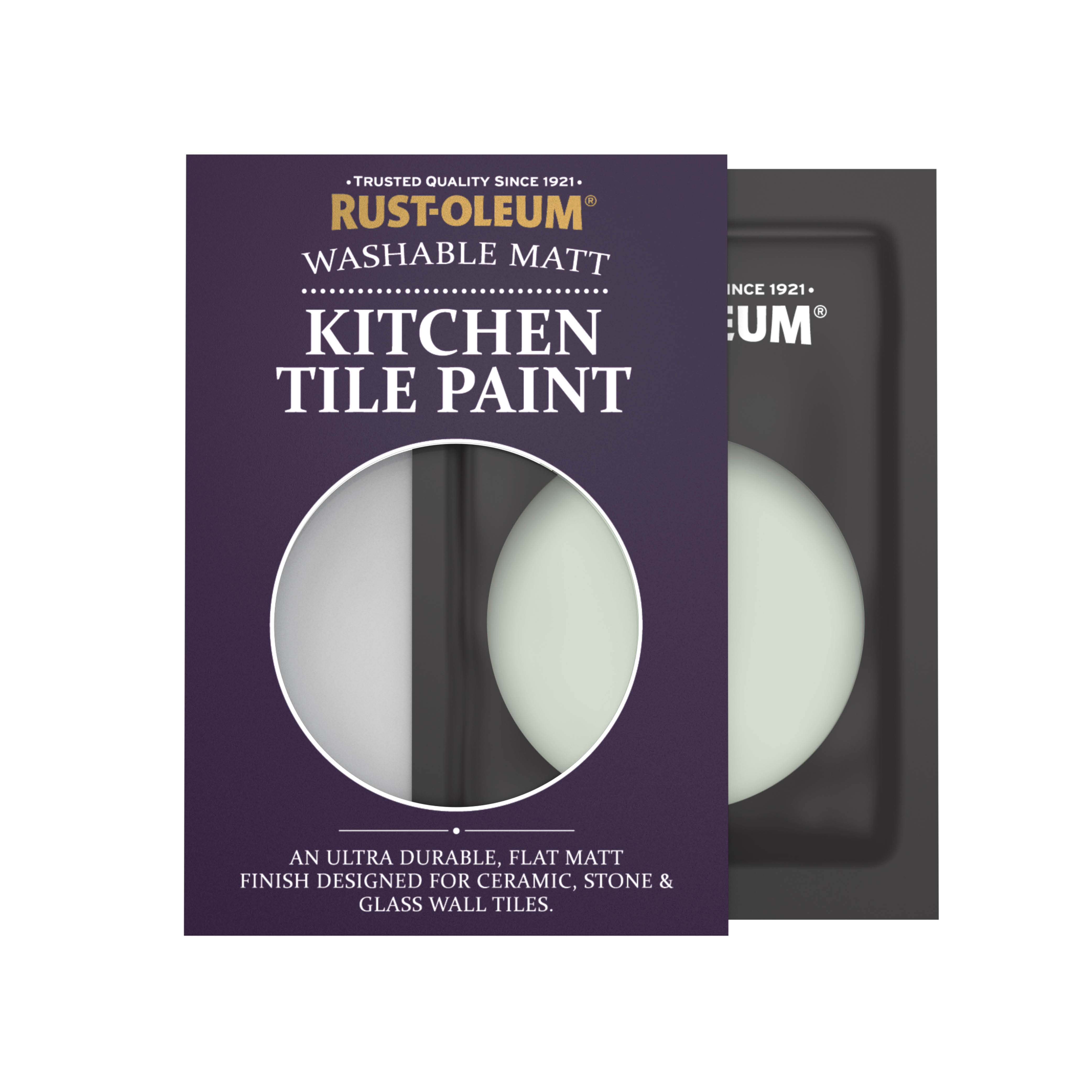 Kitchen Tile Paint, Matt Finish - LAUREL GREEN 10ml