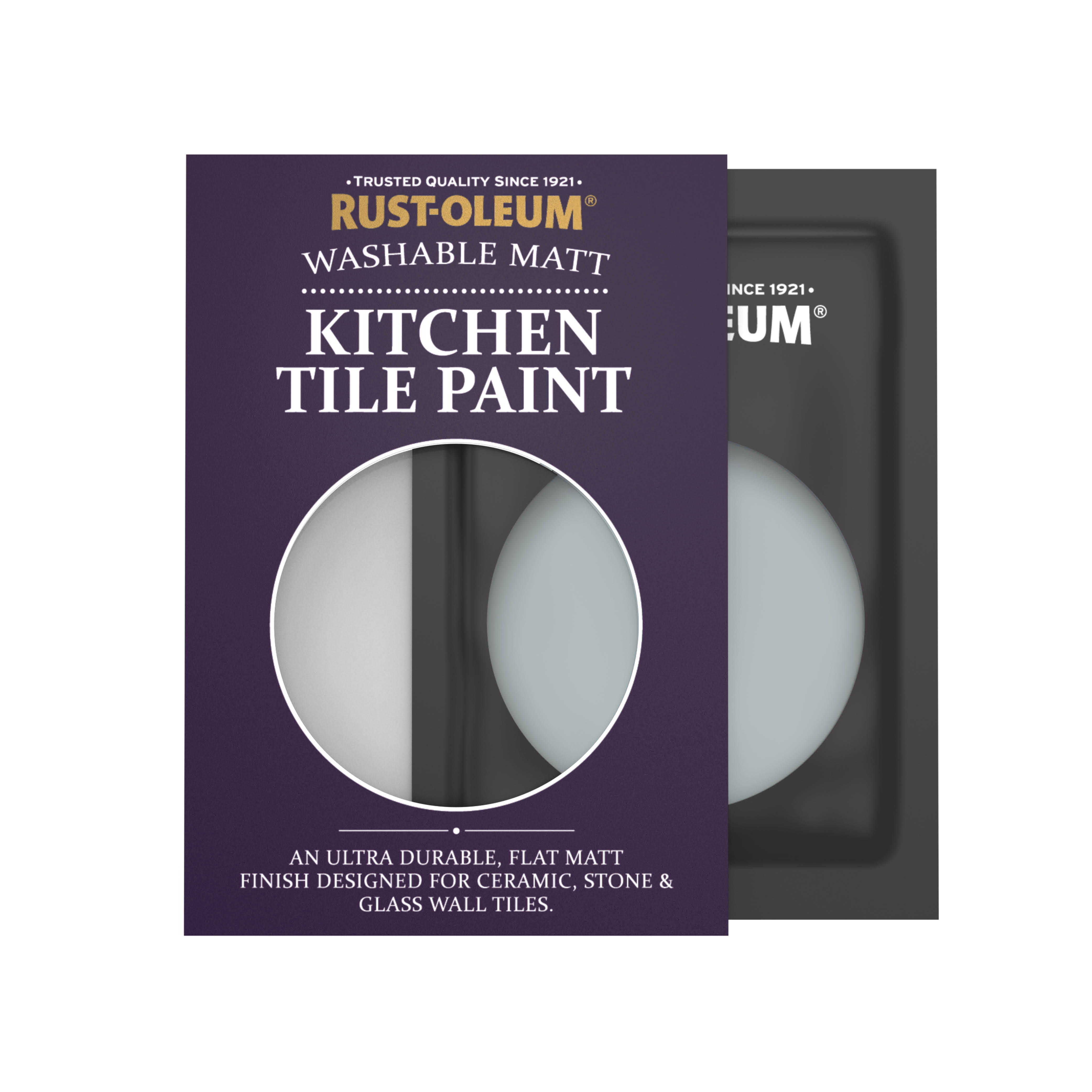 Kitchen Tile Paint, Matt Finish - MINERAL GREY 10ml