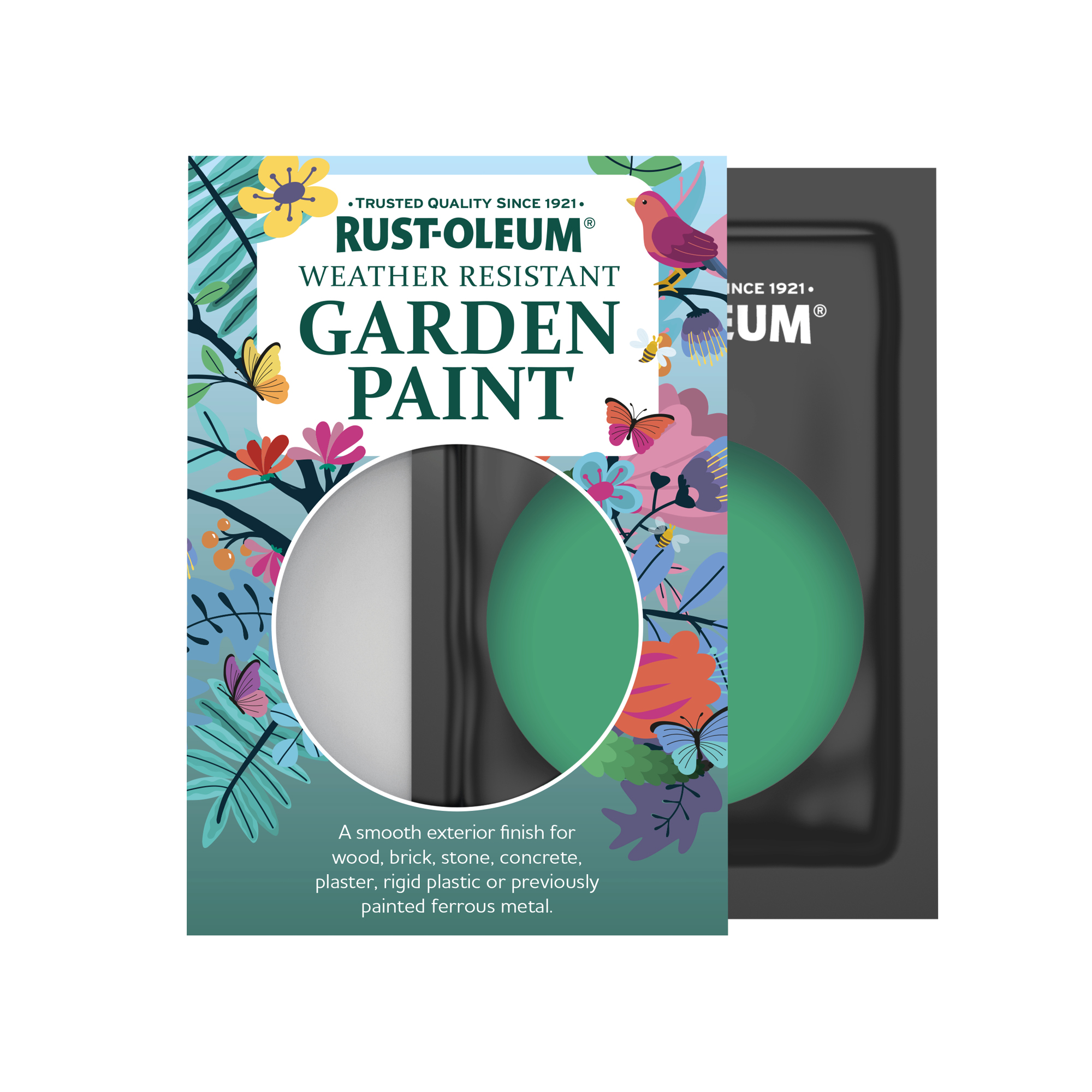 Garden Paint, Matt Finish - EMERALD 10ml