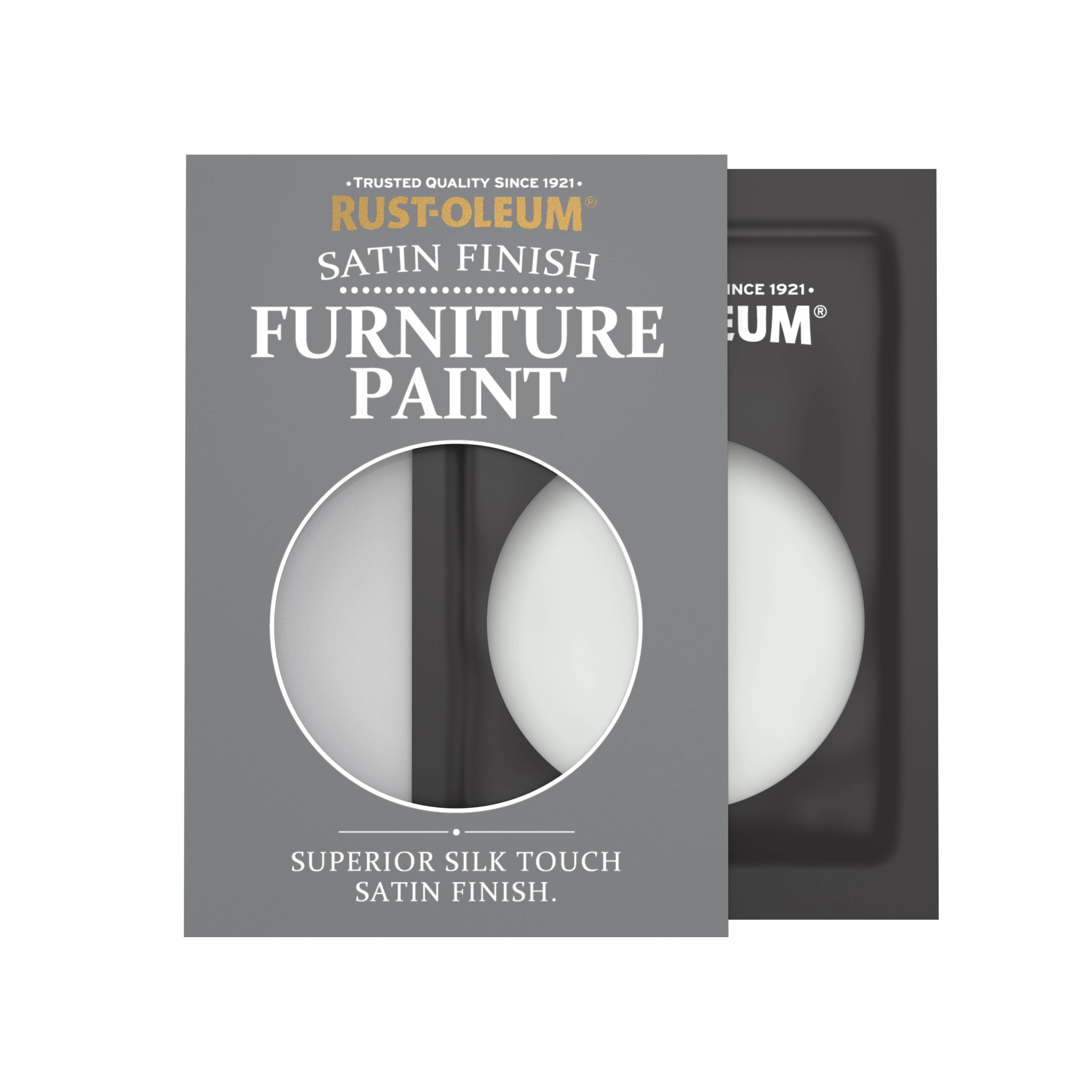Satin Furniture Paint - LIBRARY GREY 10ml