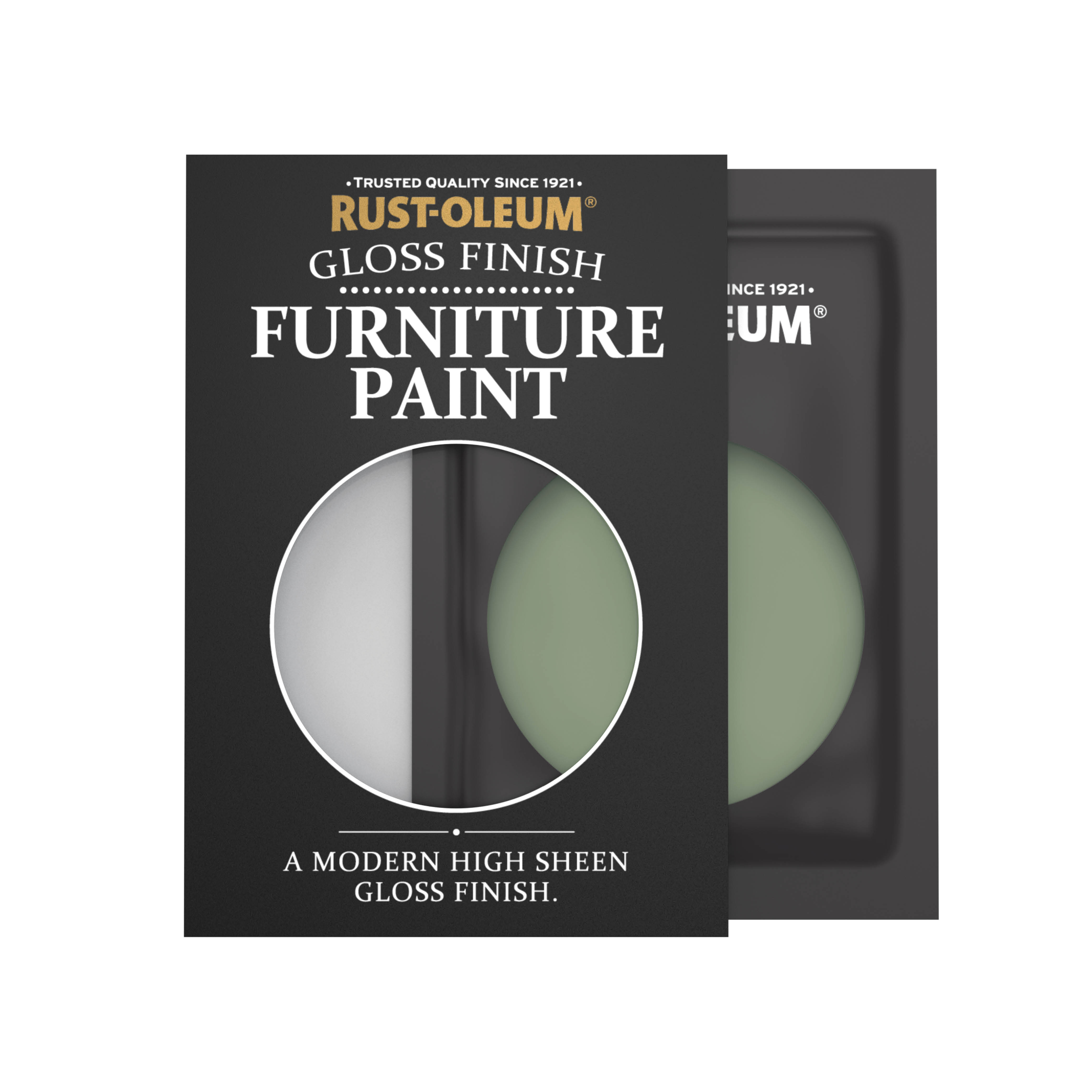 Gloss Furniture Paint - ALL GREEN 10ml