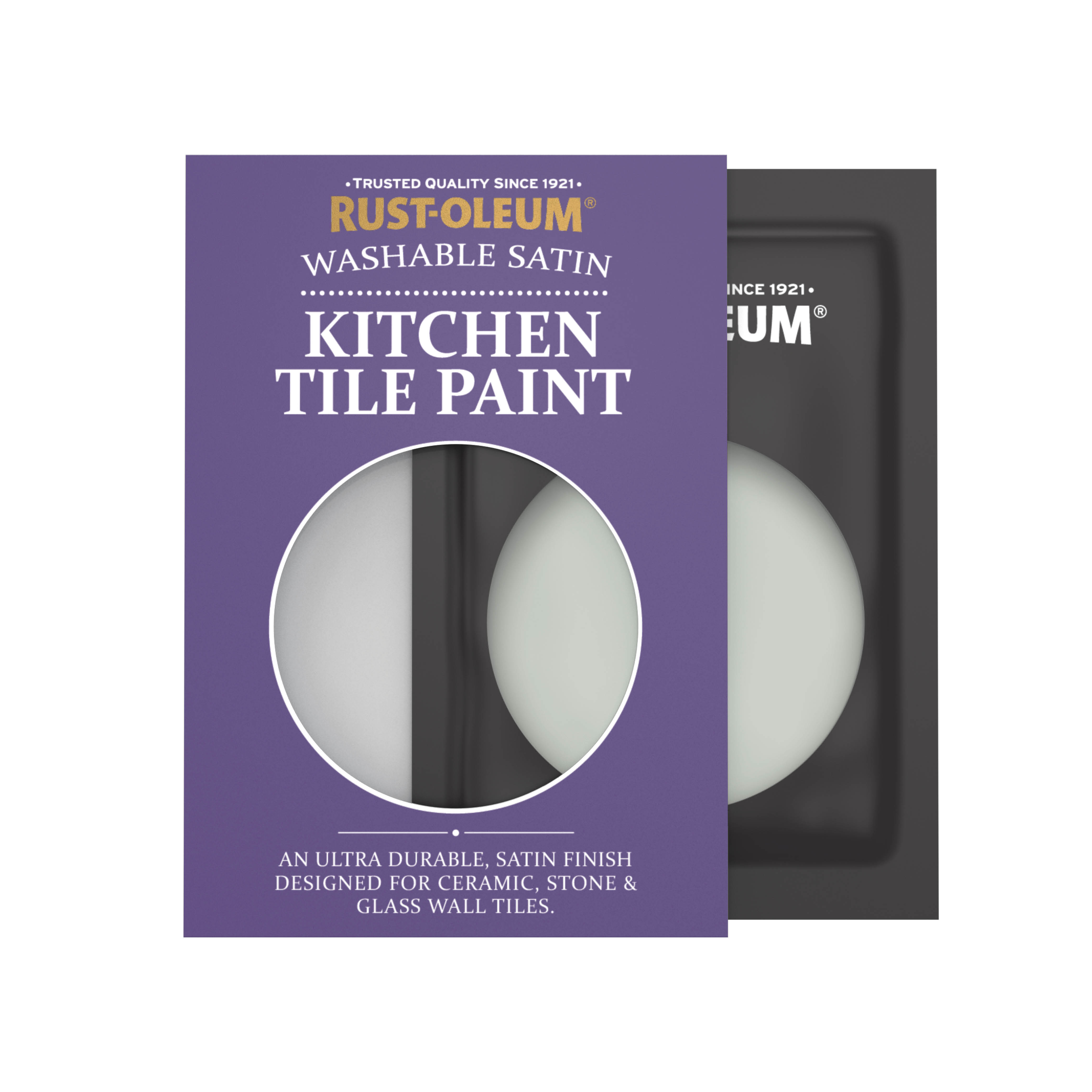 Kitchen Tile Paint, Satin Finish - CHALK GREEN 10ml