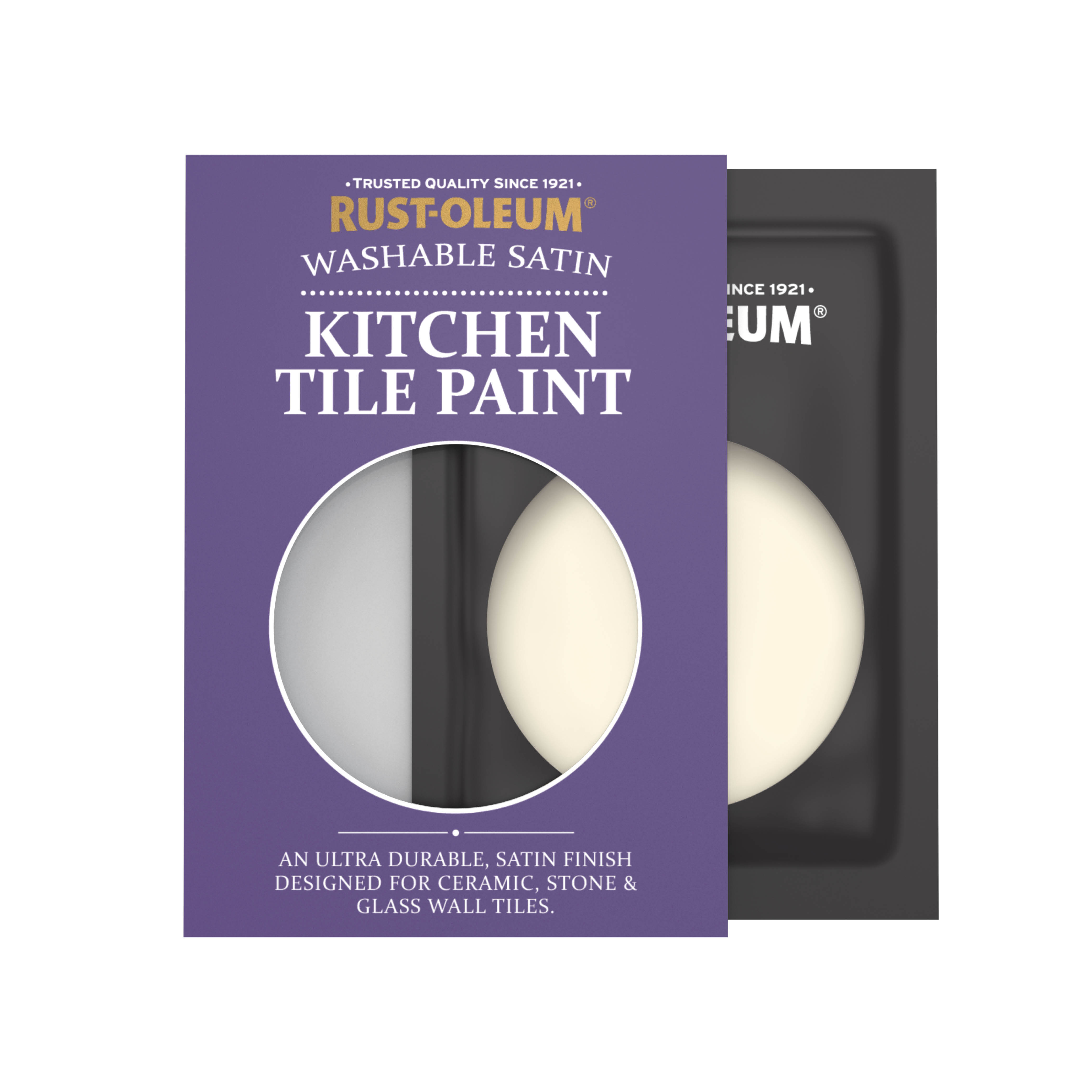 Kitchen Tile Paint, Satin Finish - CLOTTED CREAM 10ml