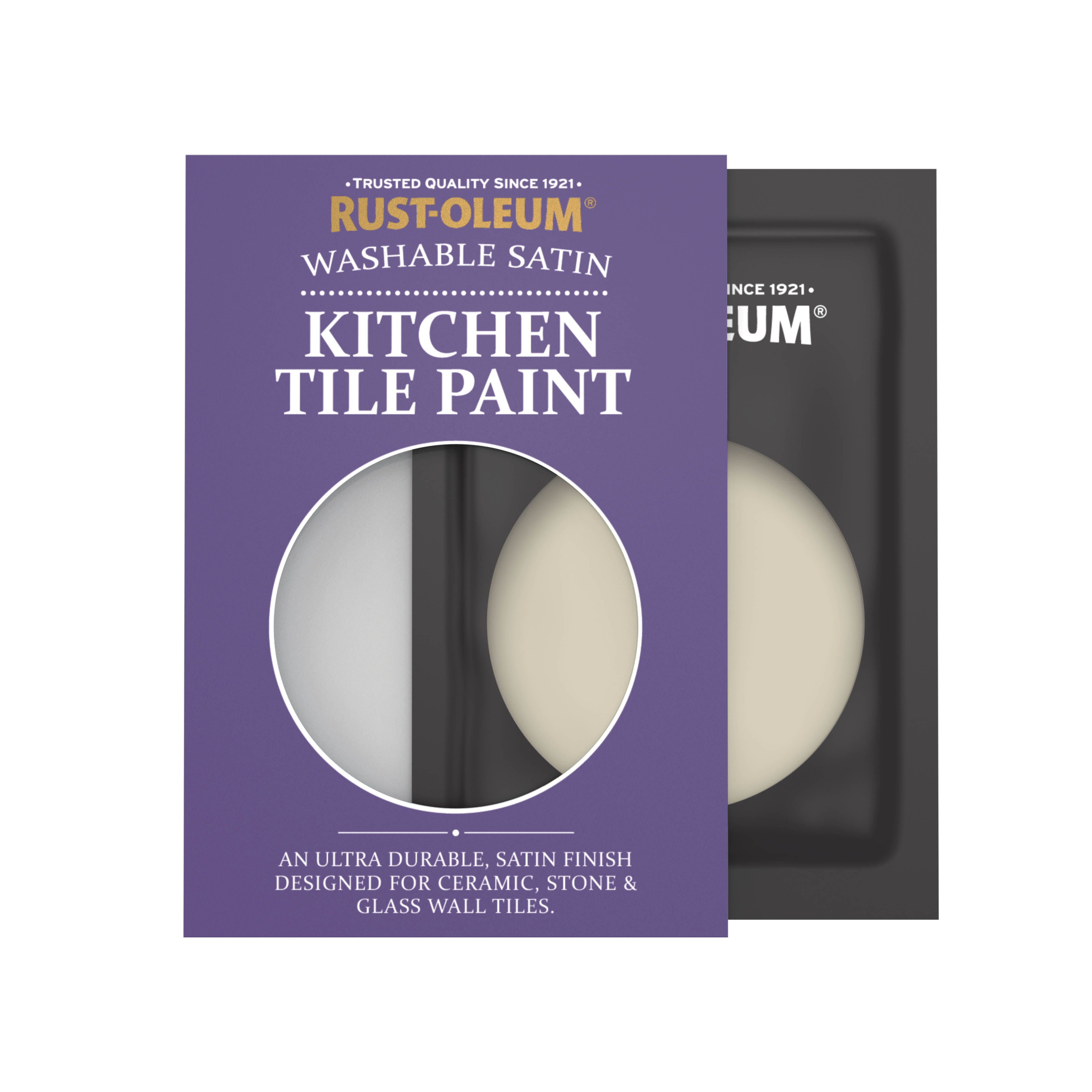 Kitchen Tile Paint, Satin Finish - SILVER SAGE 10ml