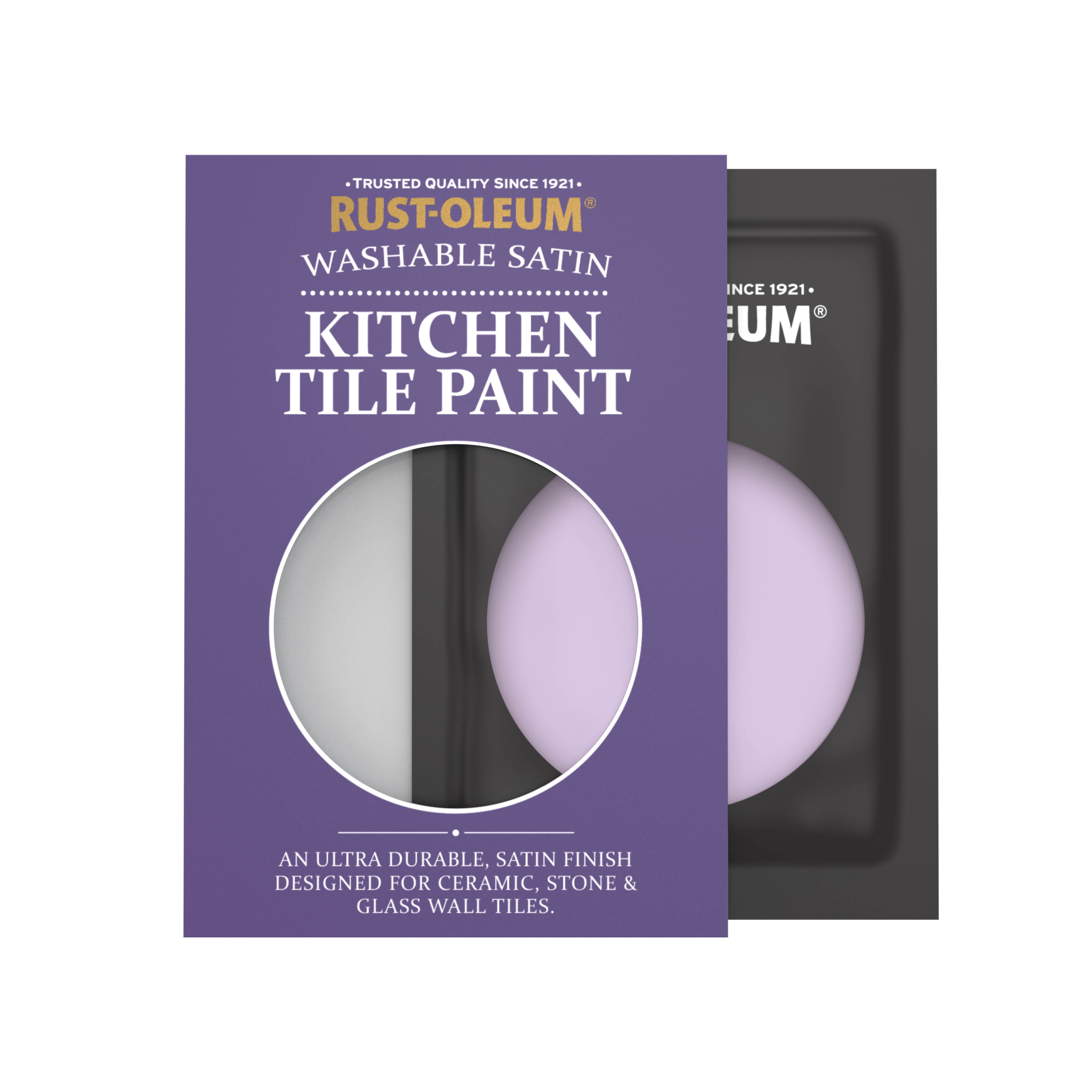 Kitchen Tile Paint, Satin Finish - VIOLET MACAROON 10ml
