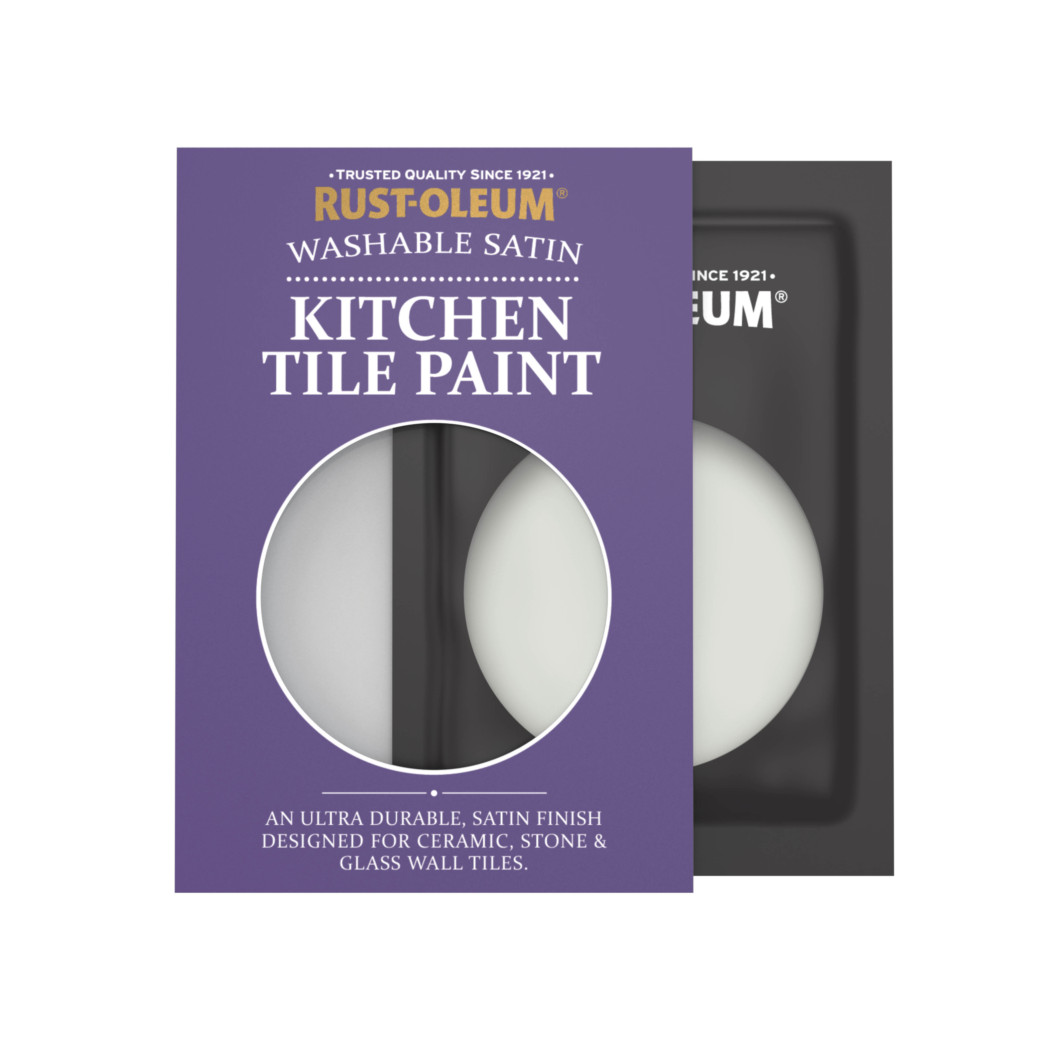 Kitchen Tile Paint, Satin Finish - WINTER GREY 10ml