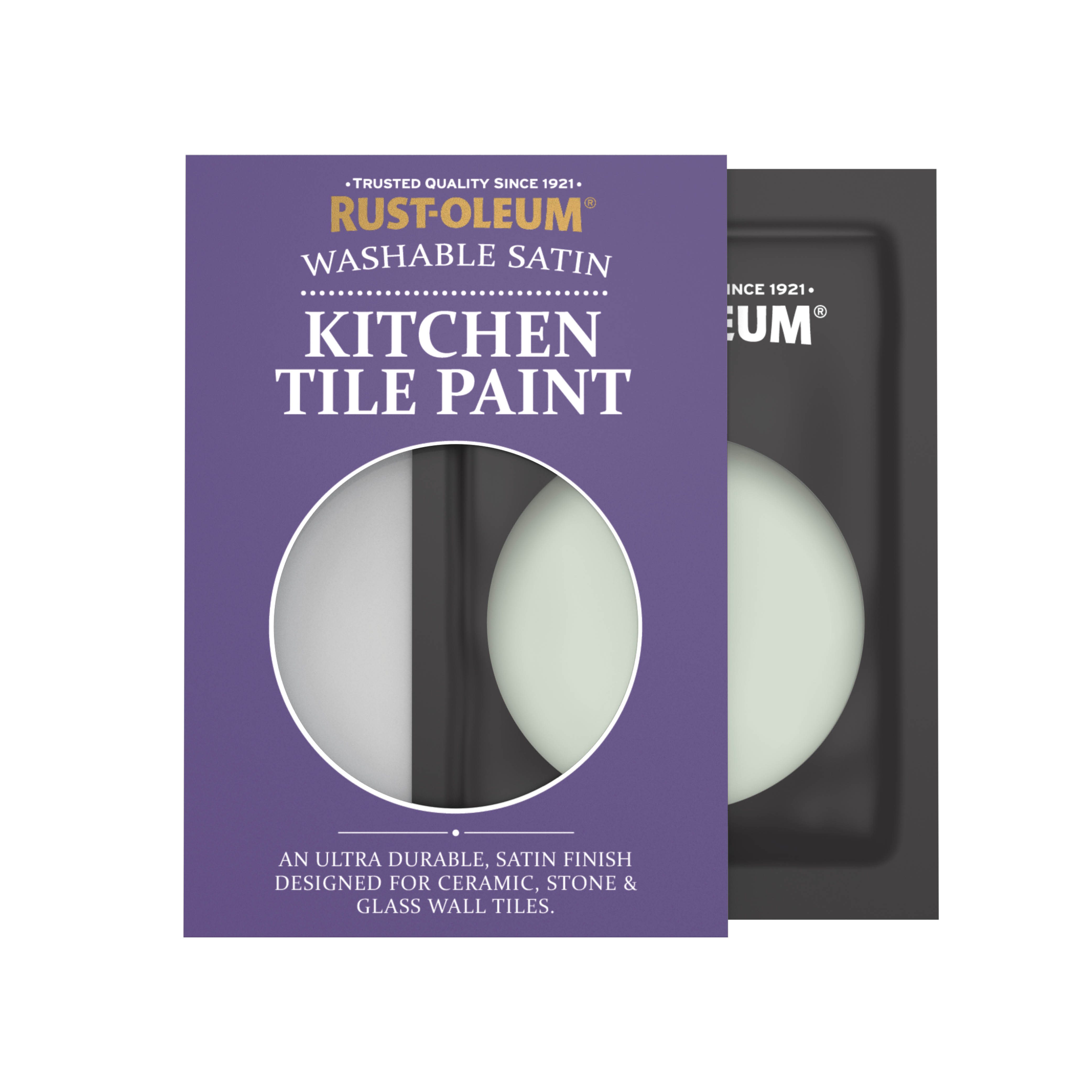 Kitchen Tile Paint, Satin Finish - LAUREL GREEN 10ml