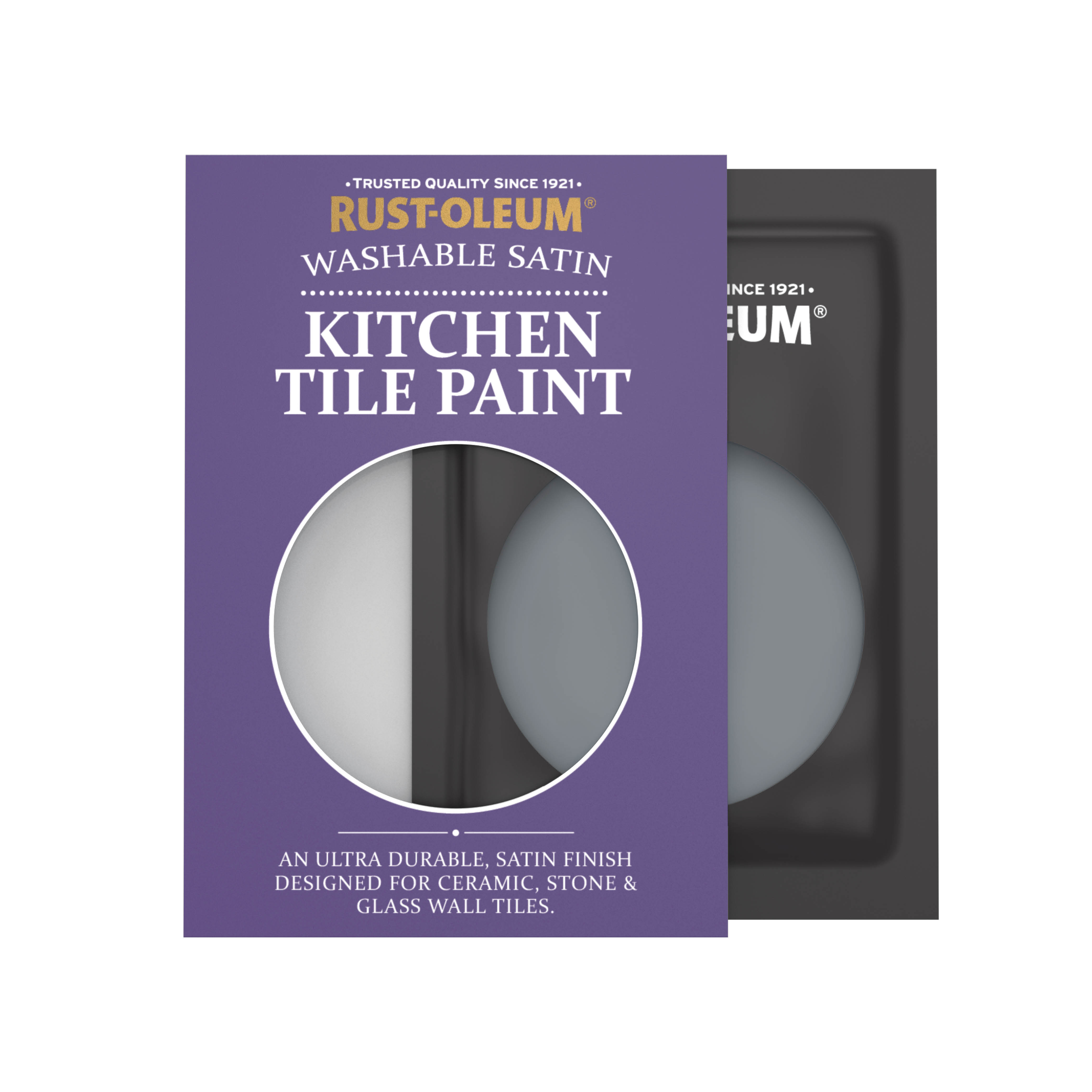 Kitchen Tile Paint, Satin Finish - MARINE GREY 10ml