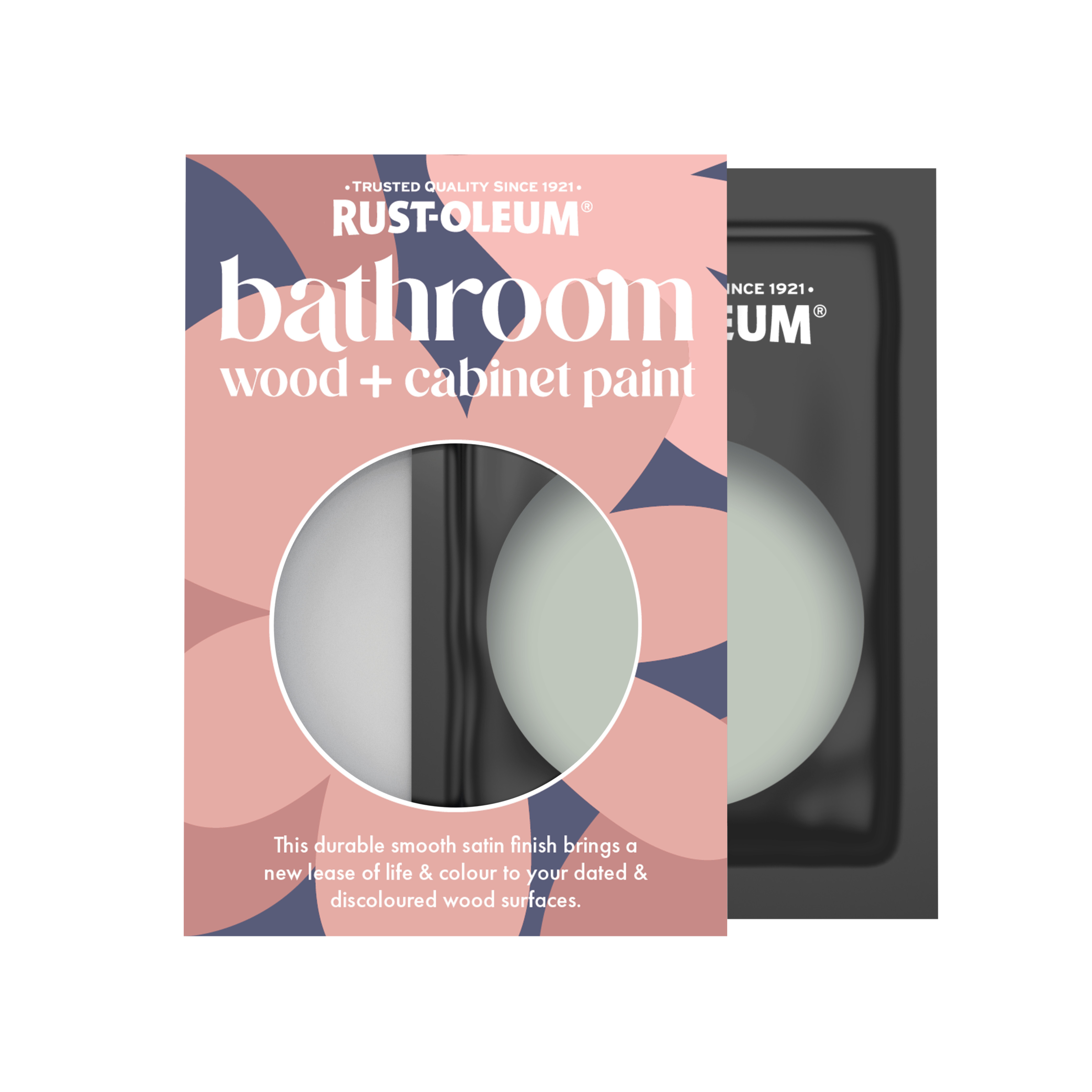 Bathroom Wood & Cabinet Paint, Satin Finish - CHALK GREEN 10ml