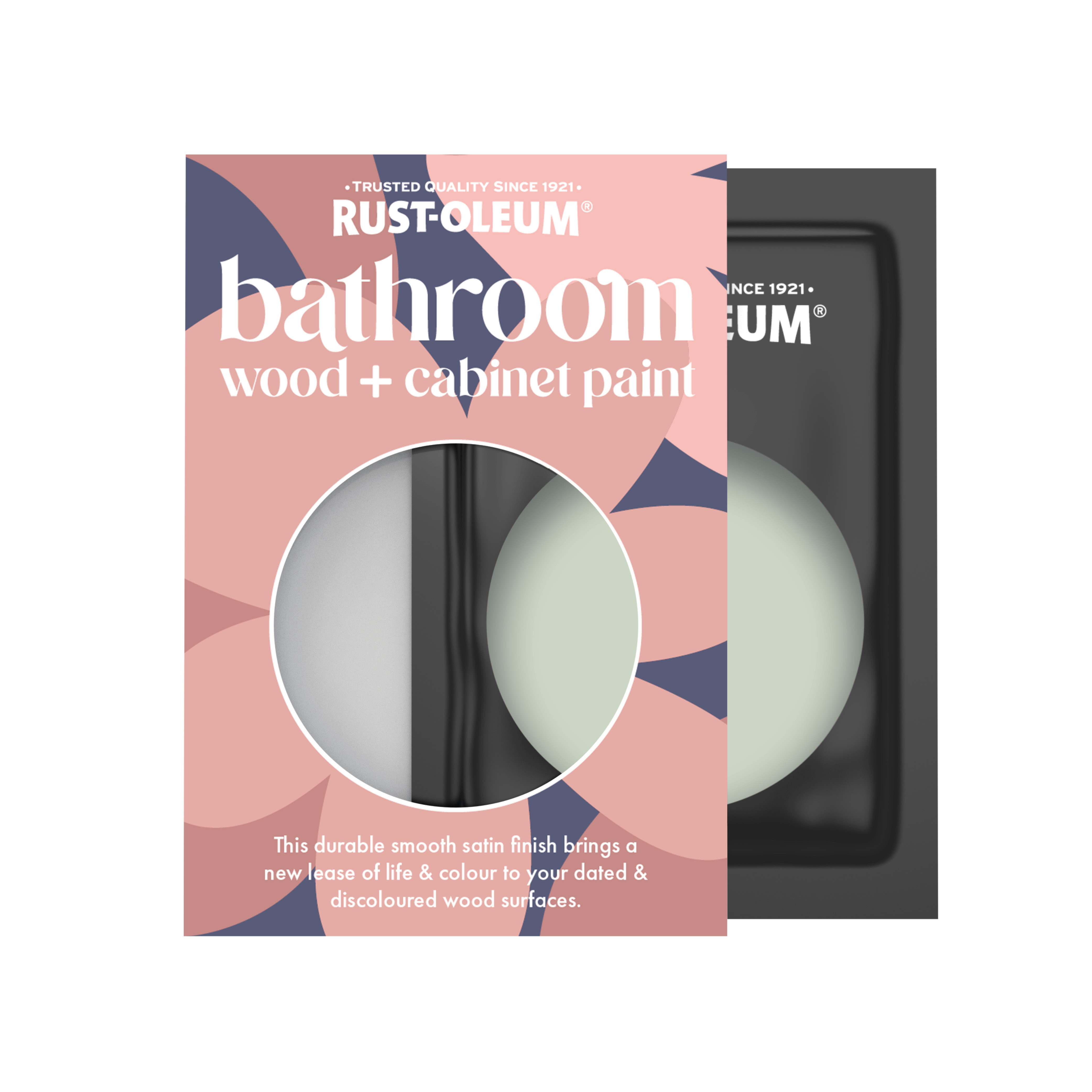 Bathroom Wood & Cabinet Paint, Satin Finish - LAUREL GREEN 10ml