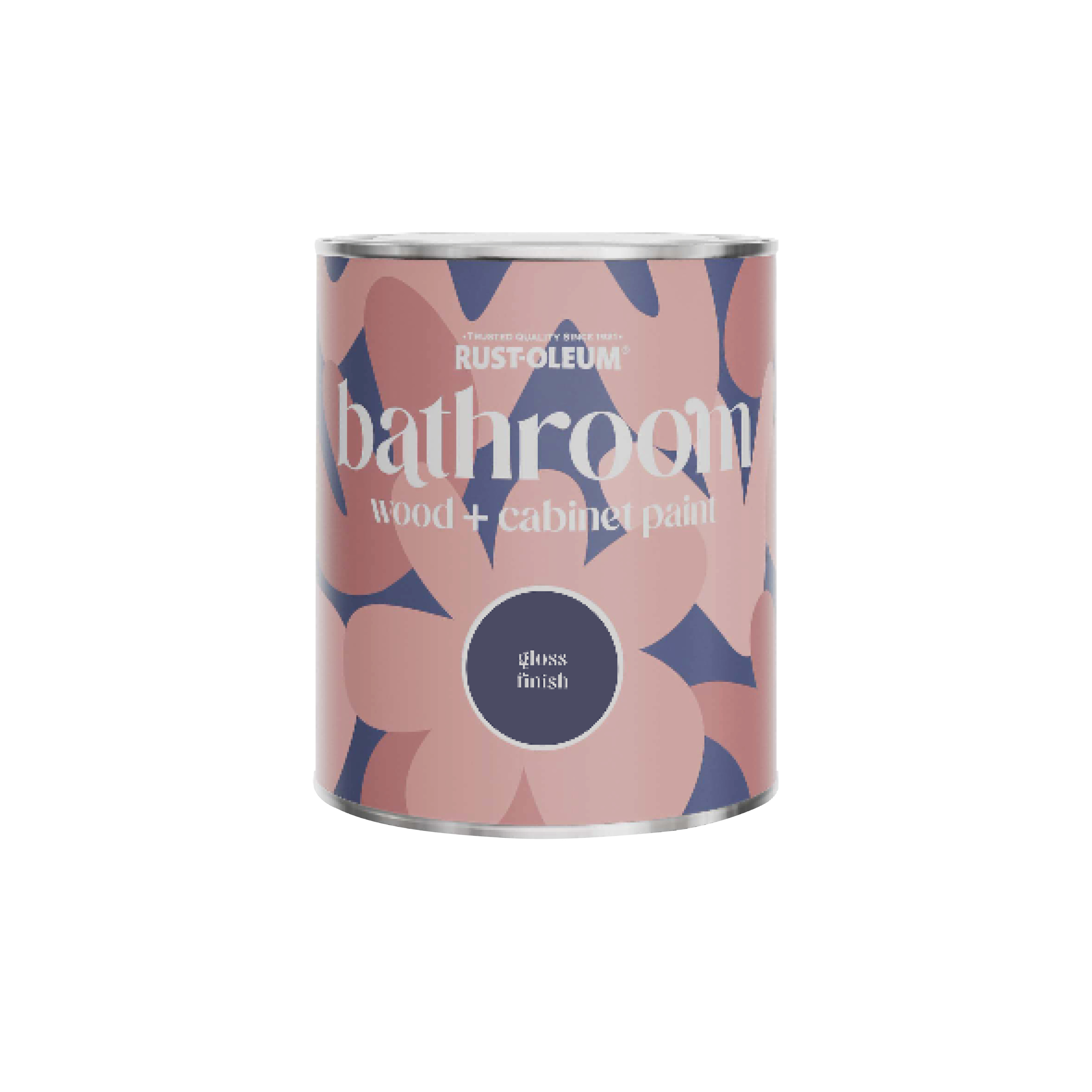 Bathroom Wood & Cabinet Paint, Gloss Finish - CHALK WHITE 750ml