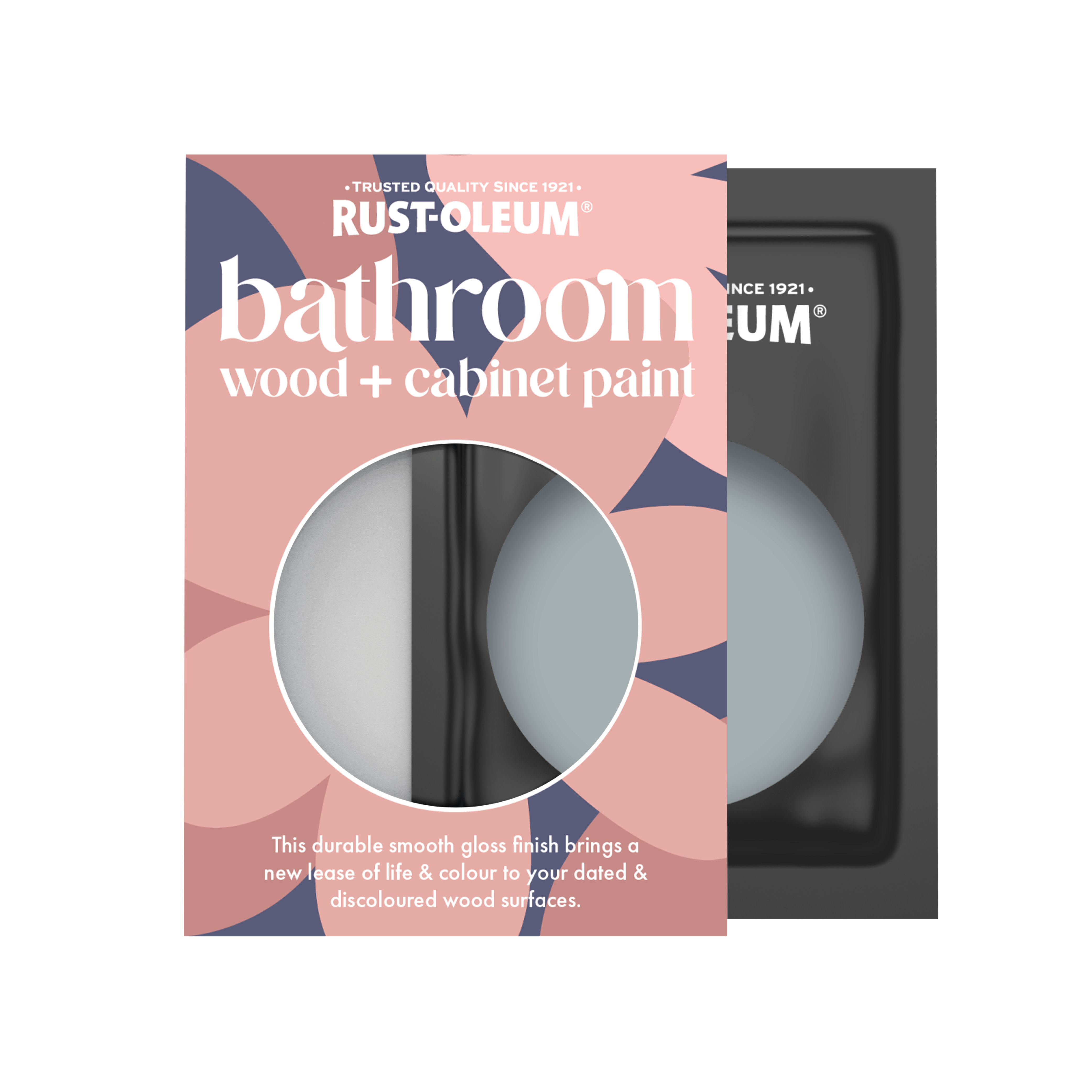 Bathroom Wood & Cabinet Paint, Gloss Finish - MINERAL GREY 10ml