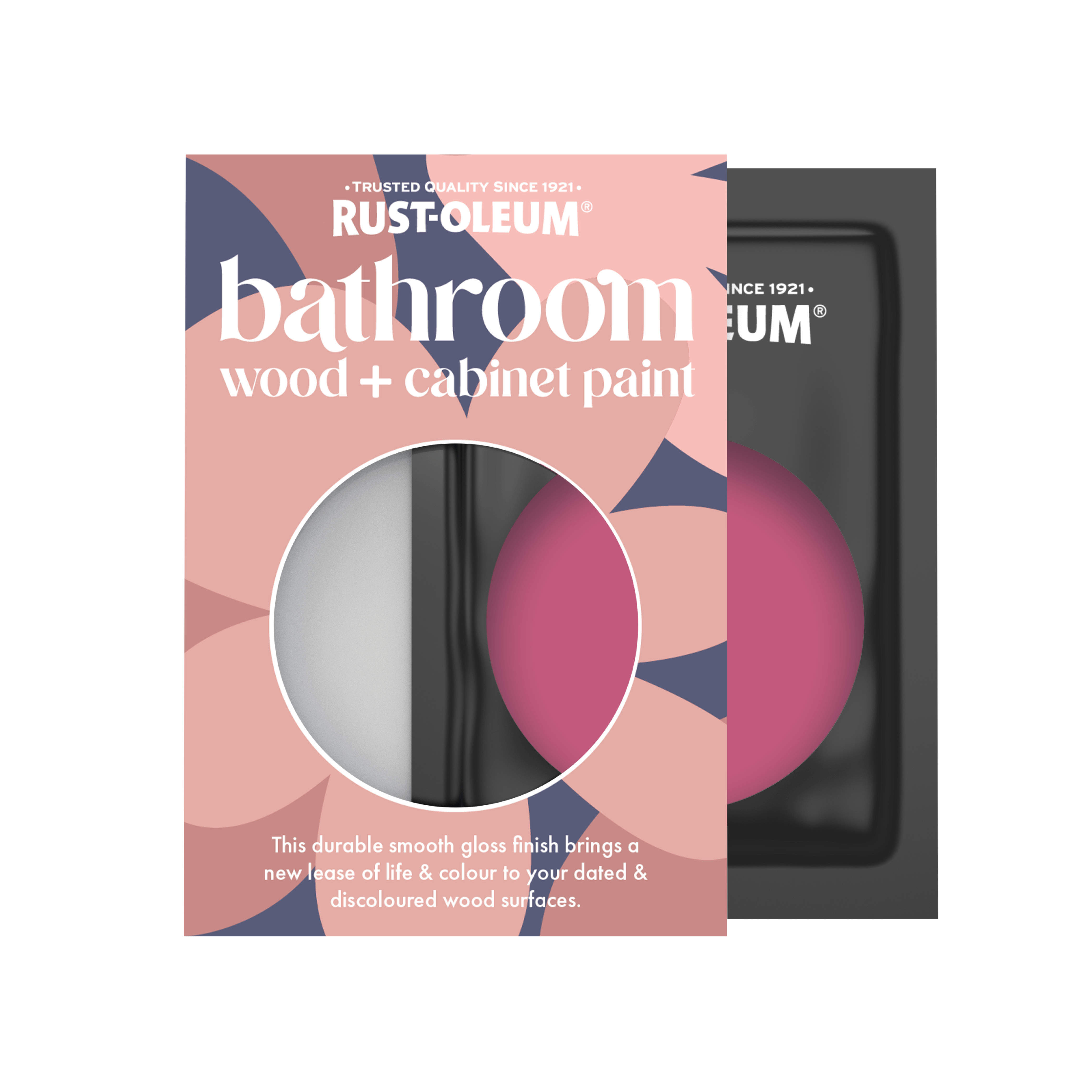 Bathroom Wood & Cabinet Paint, Gloss Finish - RASPBERRY RIPPLE 10ml